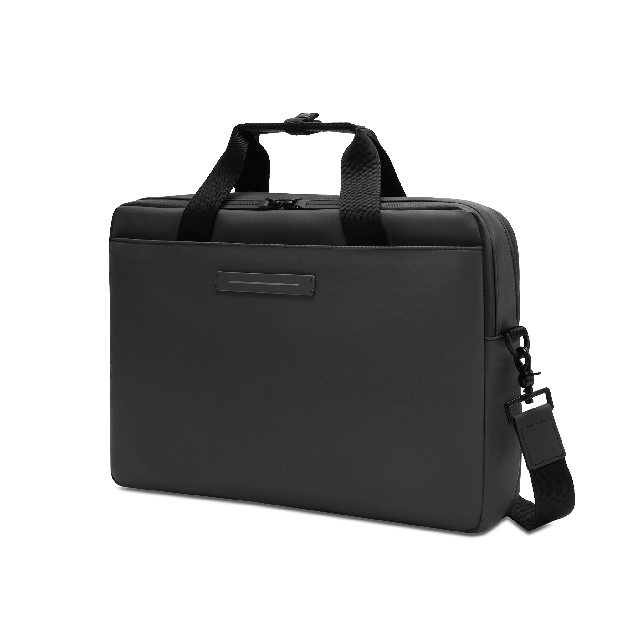 horizn-studios-gion-briefcase-all-black-aktentasche-aus-recyceltem-ballistic-nyl image 2