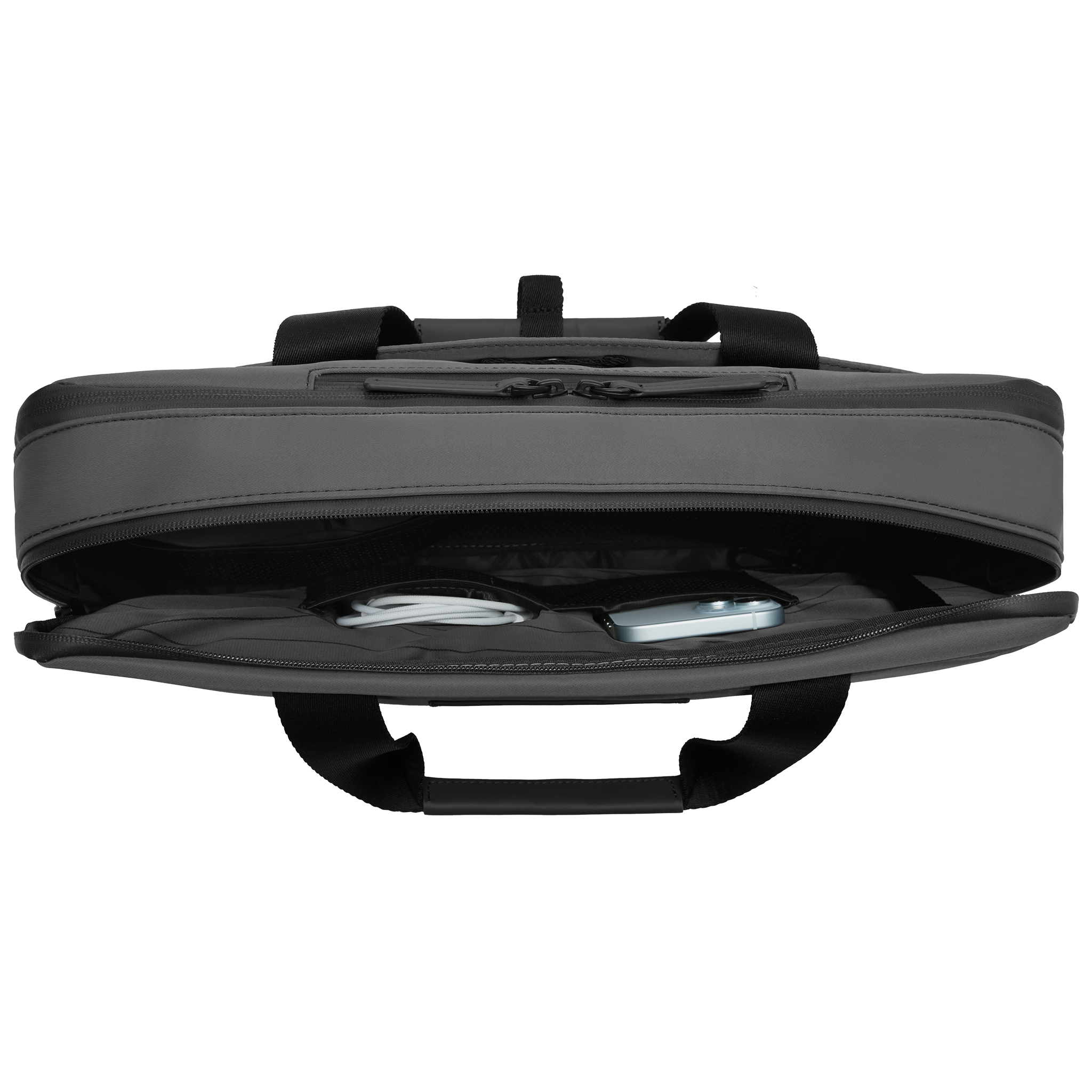 horizn-studios-gion-briefcase-all-black-aktentasche-aus-recyceltem-ballistic-nyl image 8