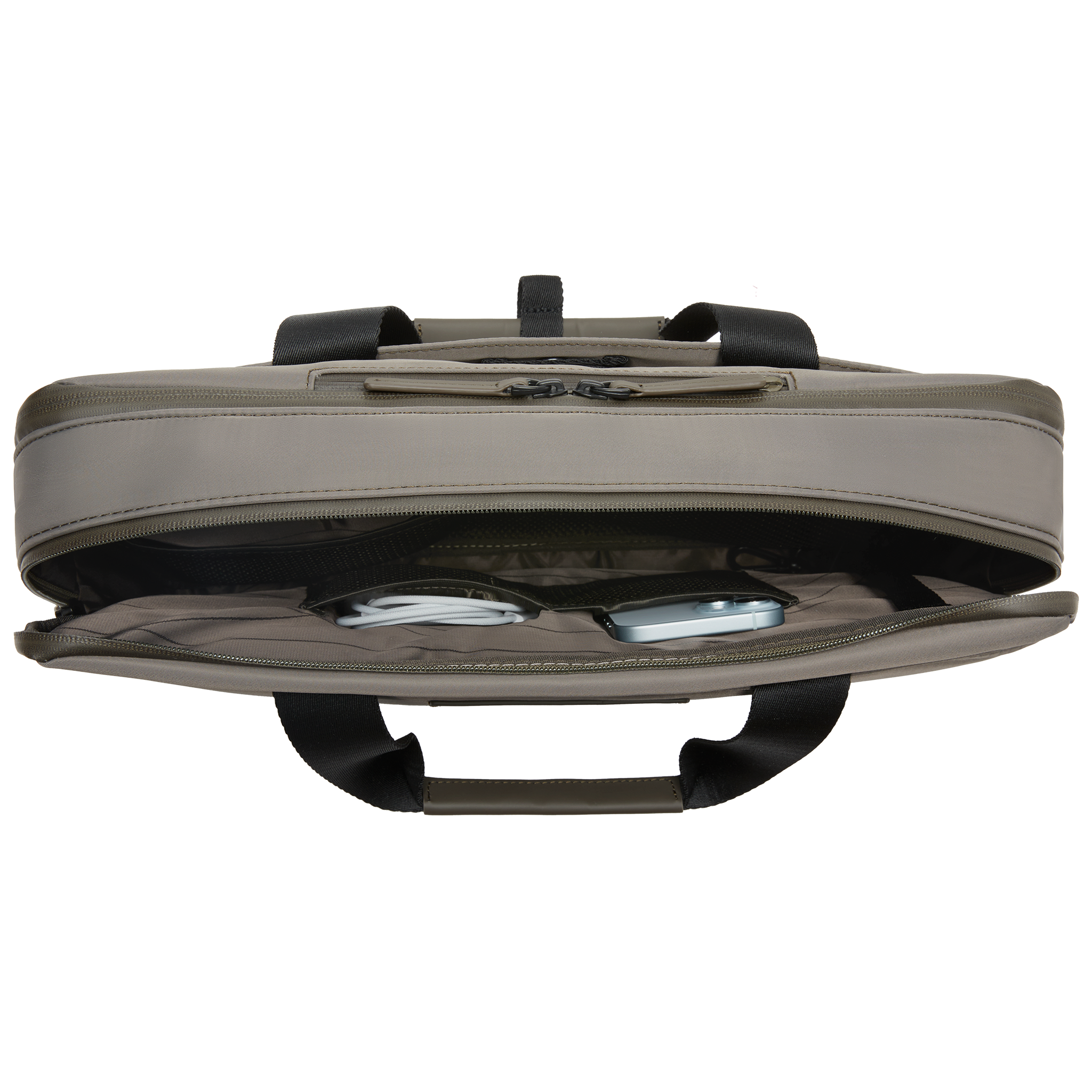 horizn-studios-gion-briefcase-aktentasche-aus-recyceltem-ballistic-nylon-in-dark image 8