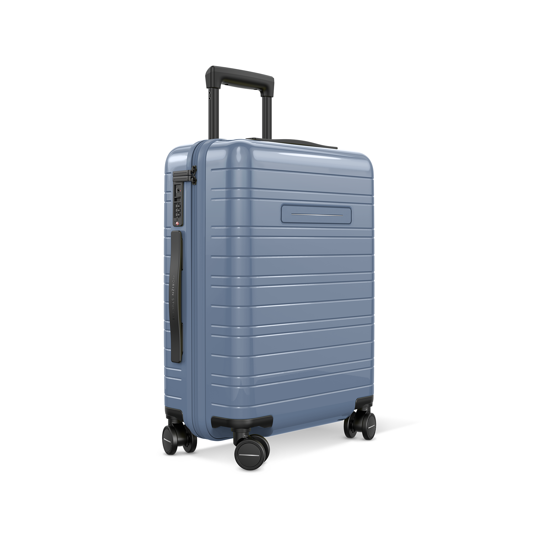 horizn-studios-h5-essential-cabin-trolley-vegan-multi-shell-55-cm-glossy-blue-ve image 2