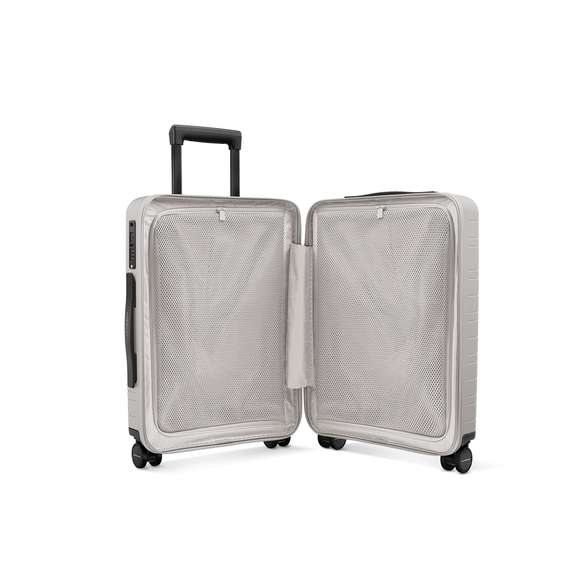 horizn-studios-h5-essential-cabin-trolley-55-cm-premium-hard-shell-sand-grey image 5