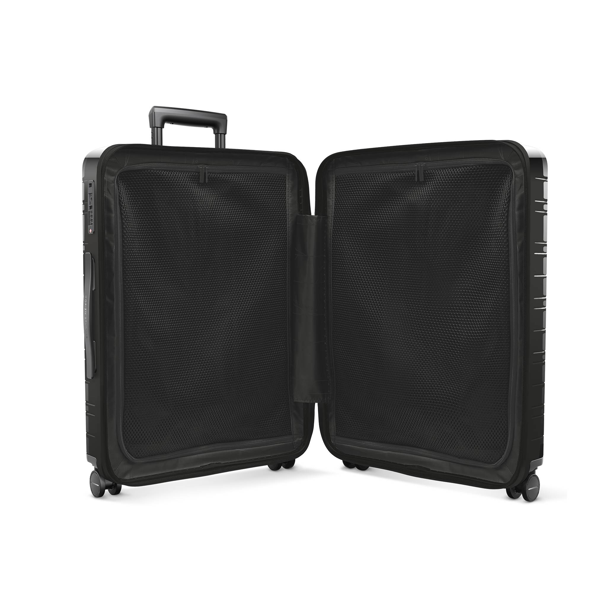 horizn-studios-h6-essential-check-in-m-64-cm-glossy-all-black-premium-hartschale image 5