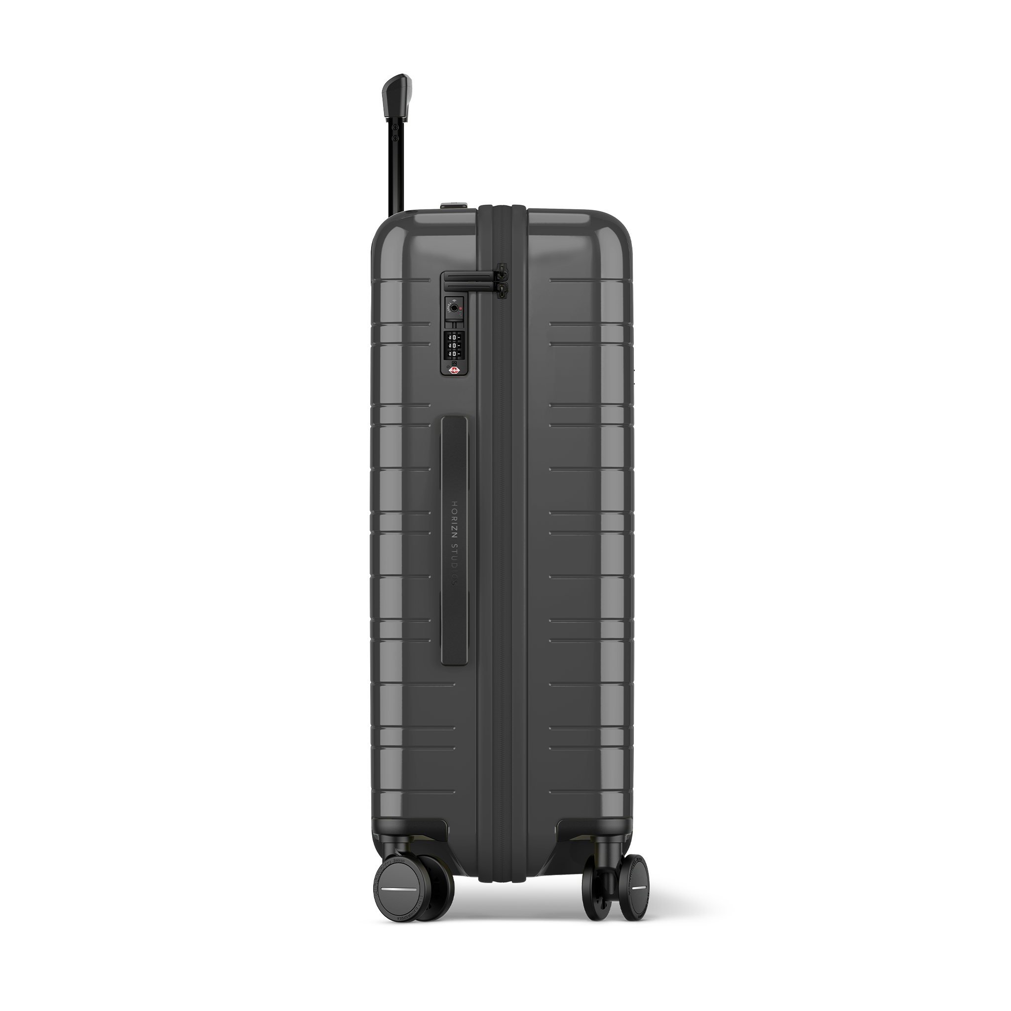 horizn-studios-h6-essential-check-in-koffer-m-glossy-graphite-premium-hard-shell image 3
