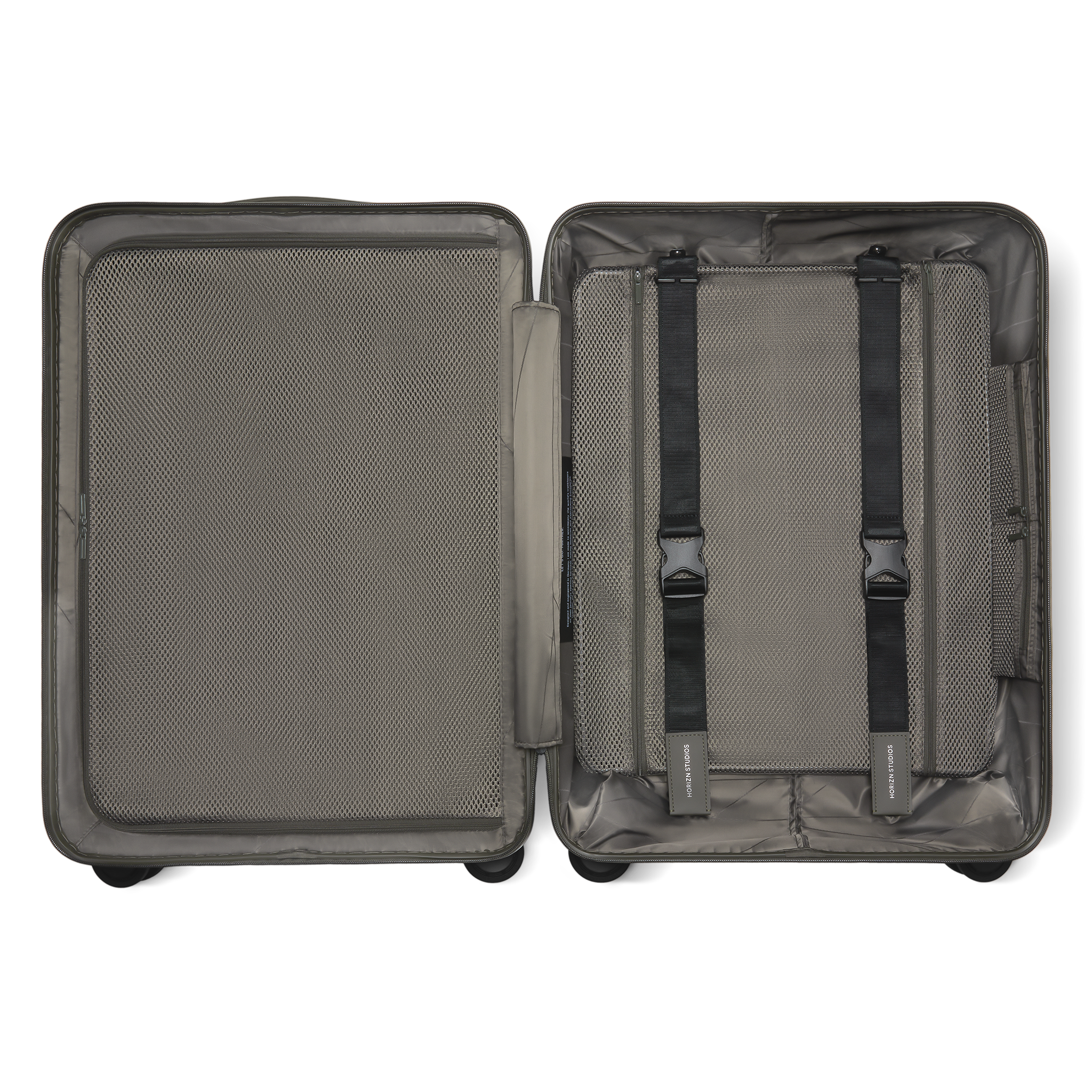 horizn-studios-h6-pro-check-in-koffer-size-m-64-cm-premium-hard-shell-dark-olive image 7