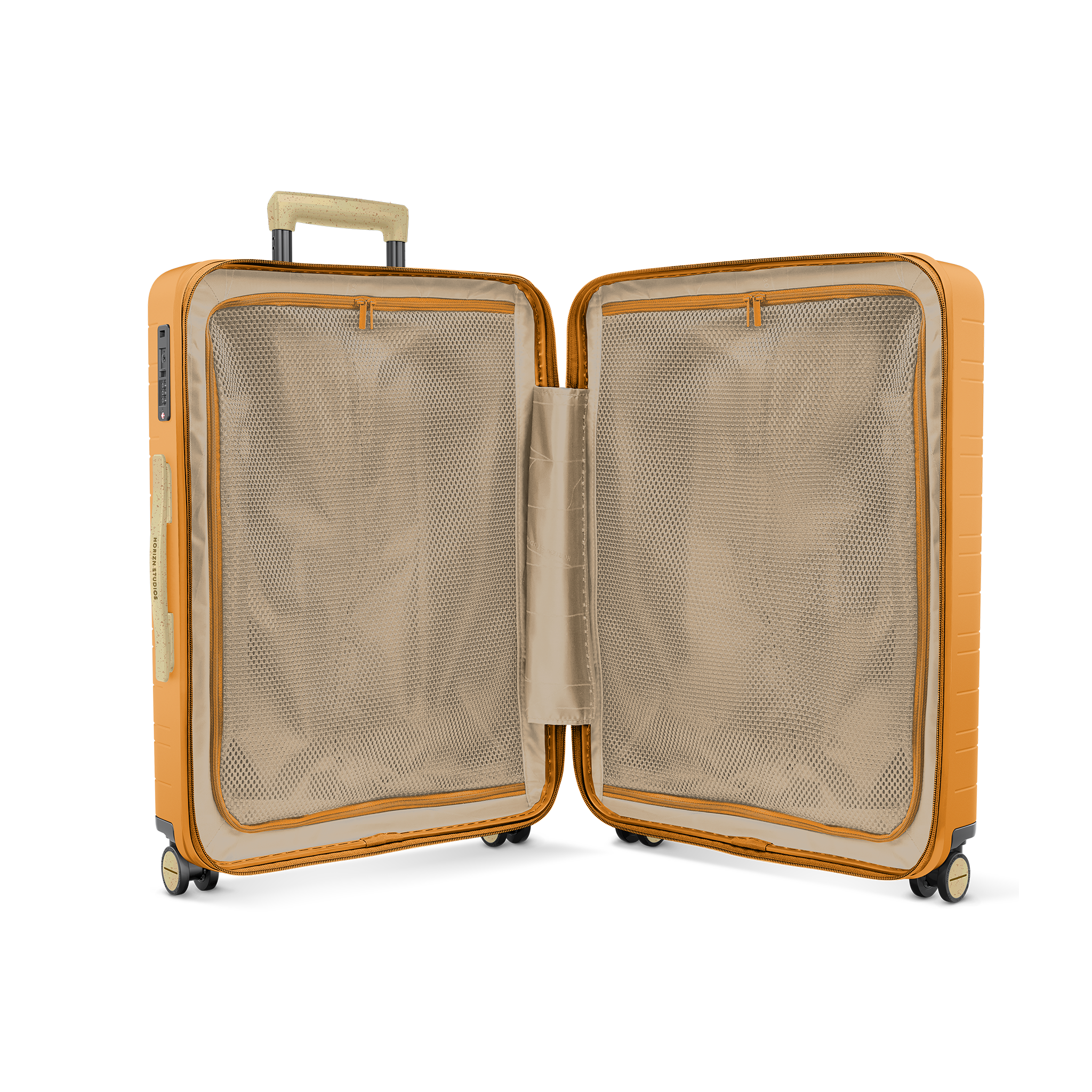 horizn-studios-h6-re-check-in-koffer-m-64-cm-bright-amber-multi-shell-recycling- image 5