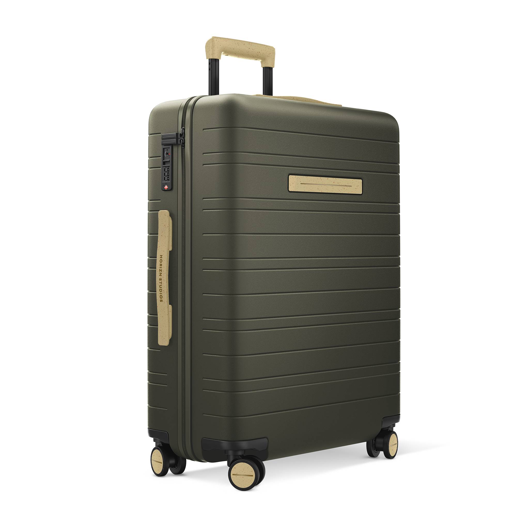 horizn-studios-h6-re-dark-olive-hard-shell-check-in-gr-e-m-64-cm-re image 2