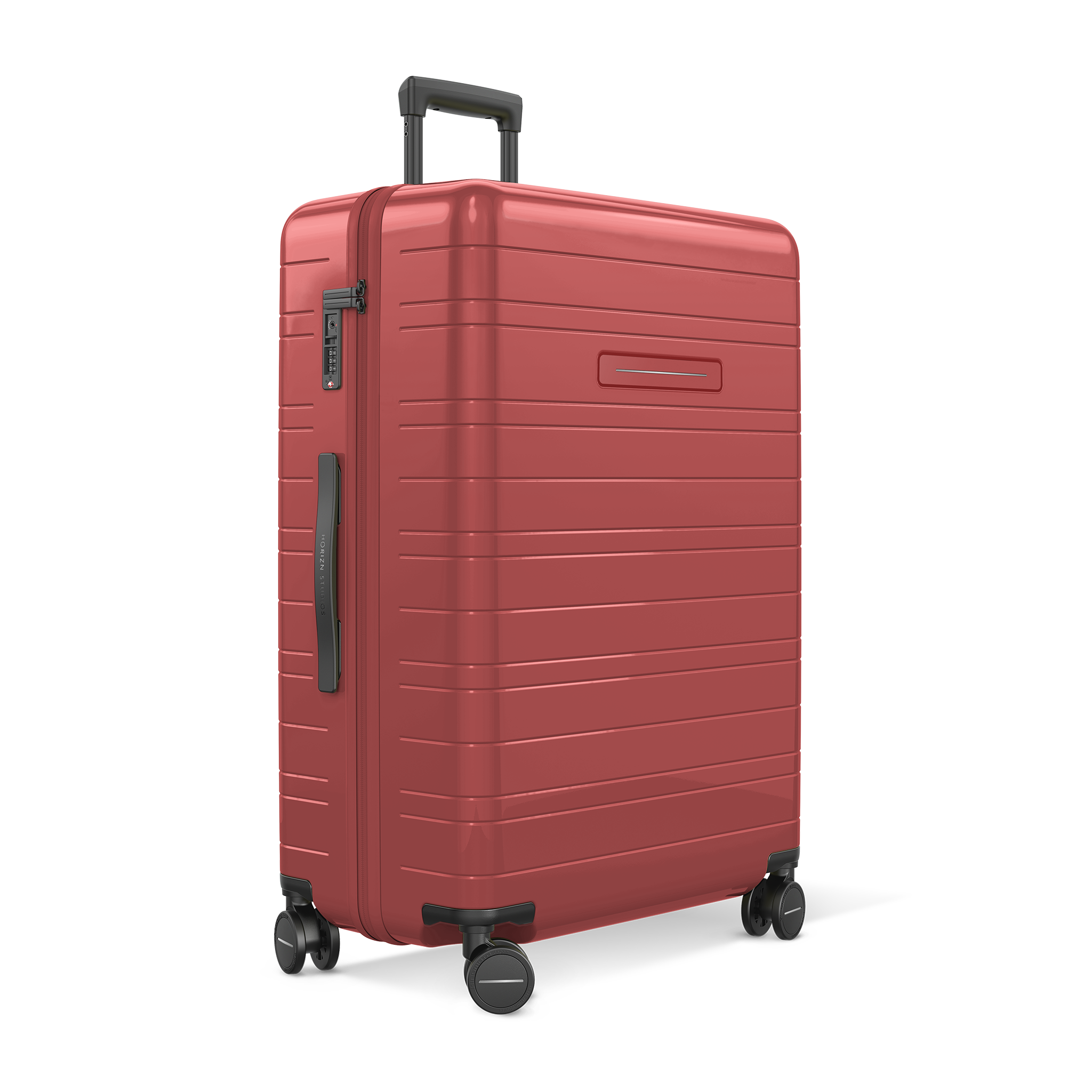 horizn-studios-h7-essential-check-in-koffer-l-glossy-true-red-premium-hard-shell image 2