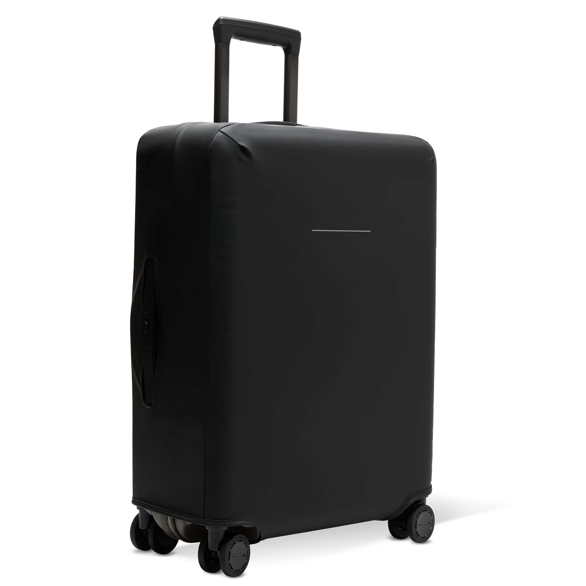 horizn-studios-suitcase-protection-sleeve-m-all-black-pu-schutzh-lle-f-r-check-i image 2