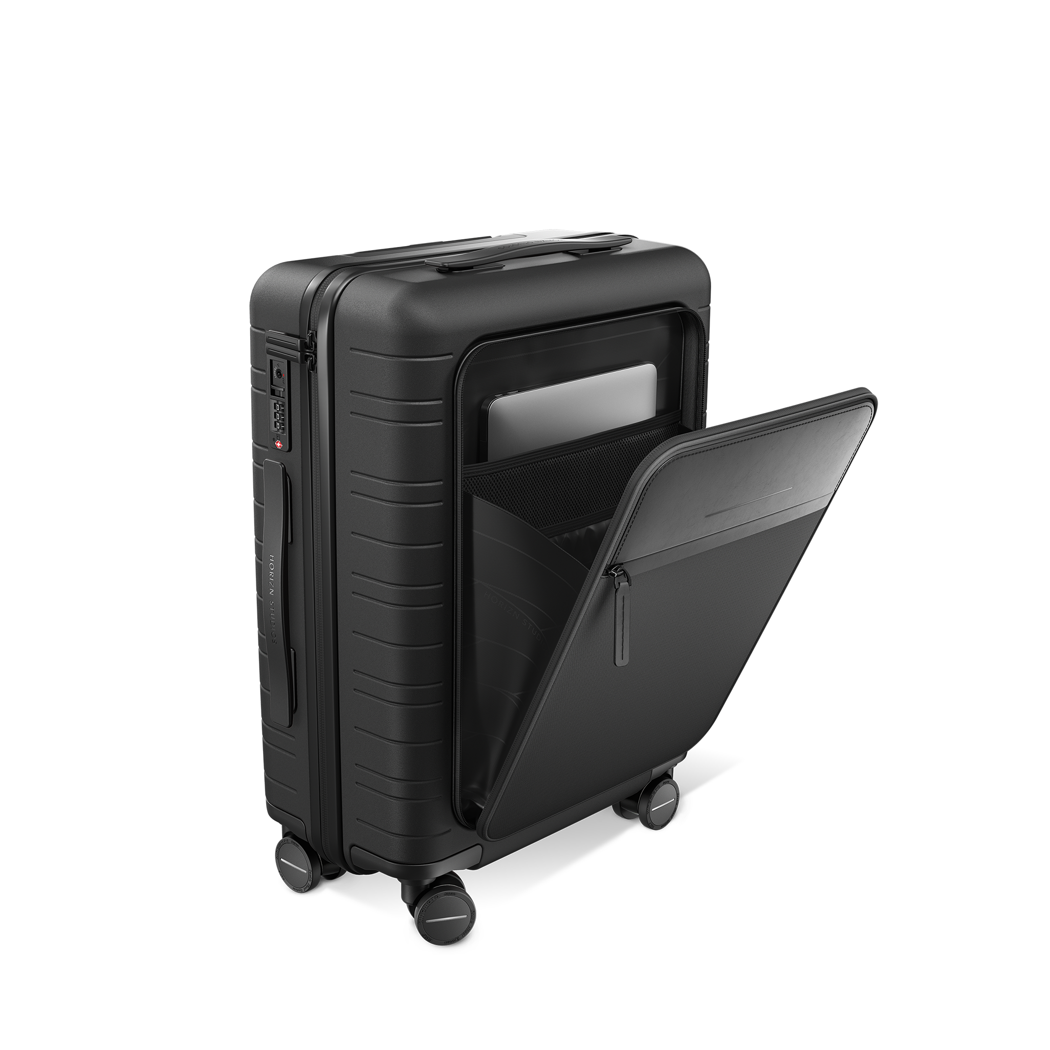 horizn-studios-m5-essential-all-black-55-cm-cabin-mit-fronttasche-handgep-ck-kof image 5