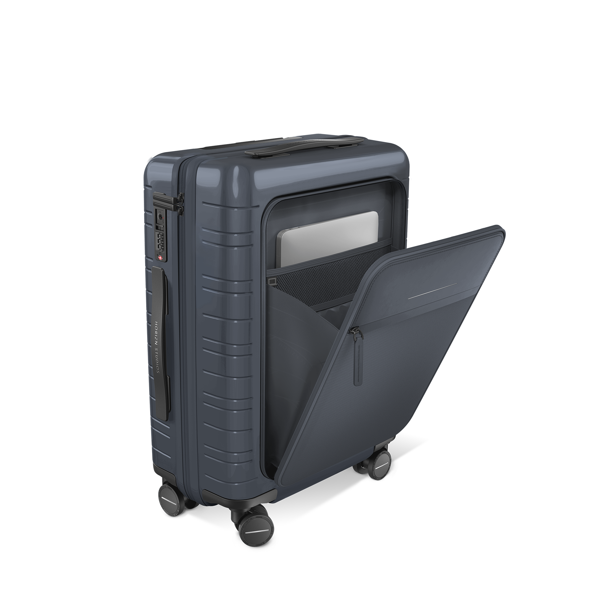 horizn-studios-m5-essential-cabin-glossy-night-blue-handgep-ck-trolley-55-cm-mit image 4