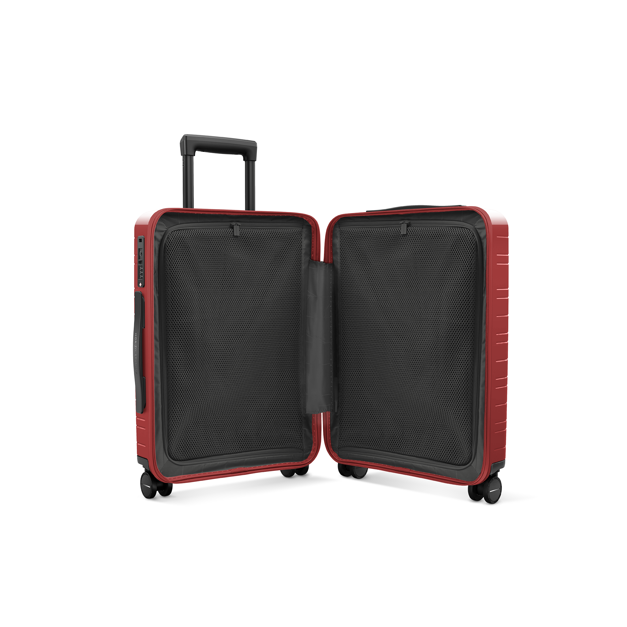 horizn-studios-m5-essential-cabin-koffer-mit-fronttasche-glossy-true-red-vegan-m image 6