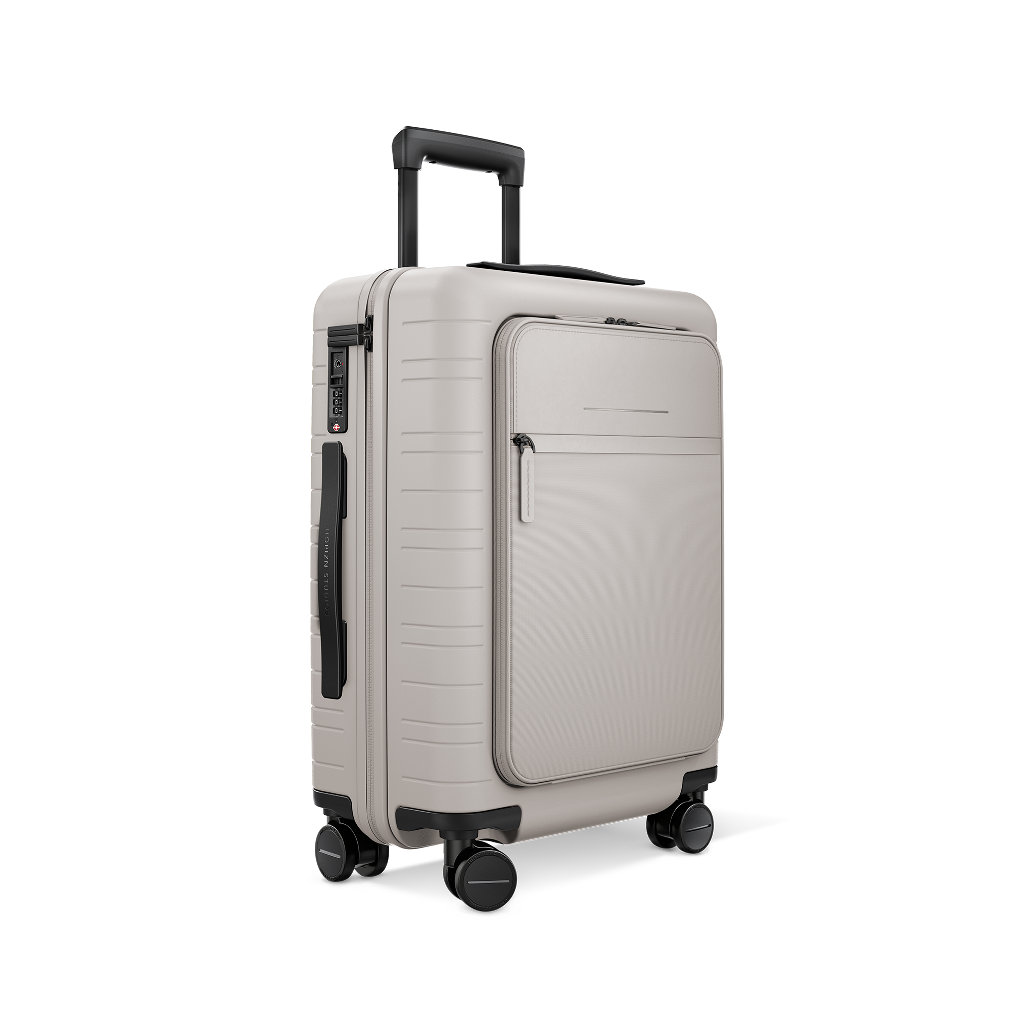 horizn-studios-m5-essential-cabin-koffer-sand-grey-multi-shell-55-cm-mit-front-p image 2