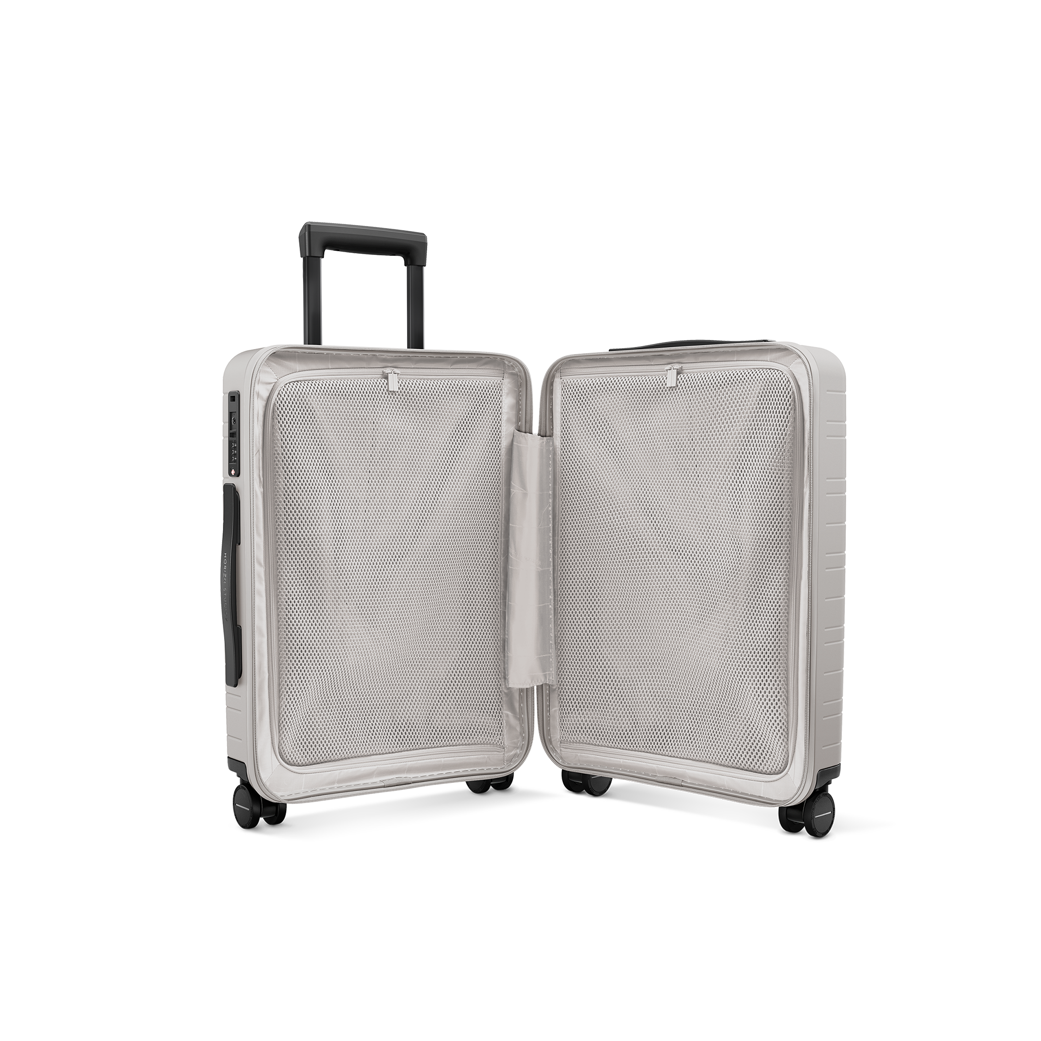 horizn-studios-m5-essential-cabin-koffer-sand-grey-multi-shell-55-cm-mit-front-p image 6