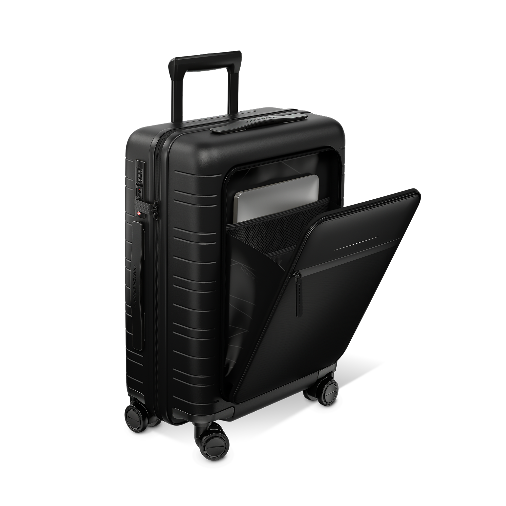 horizn-studios-m5-pro-premium-kabinentrolley-mit-fronttasche-in-all-black image 6