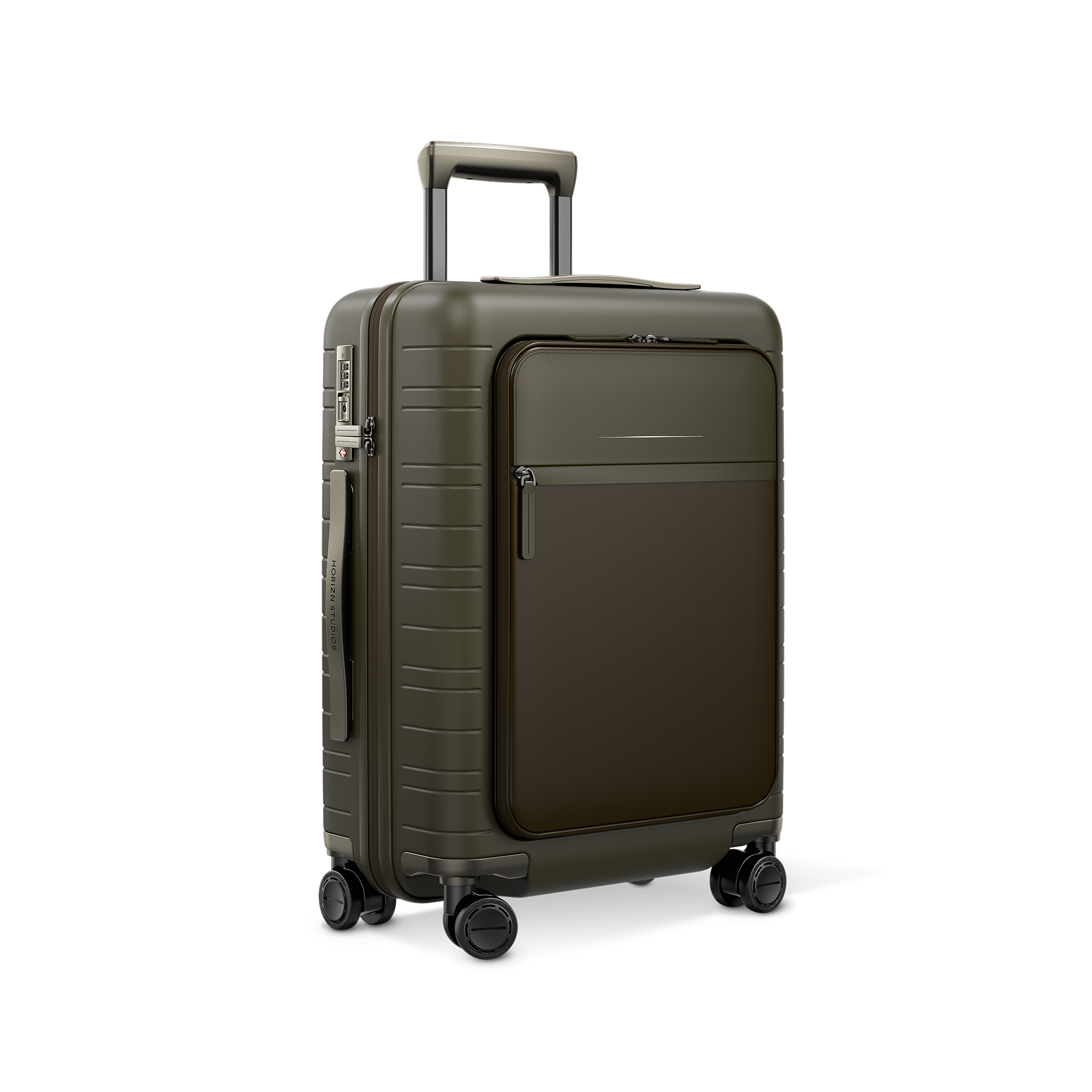 horizn-studios-m5-pro-in-dark-olive-premium-multi-shell-kabinentrolley-55-cm-mit image 2