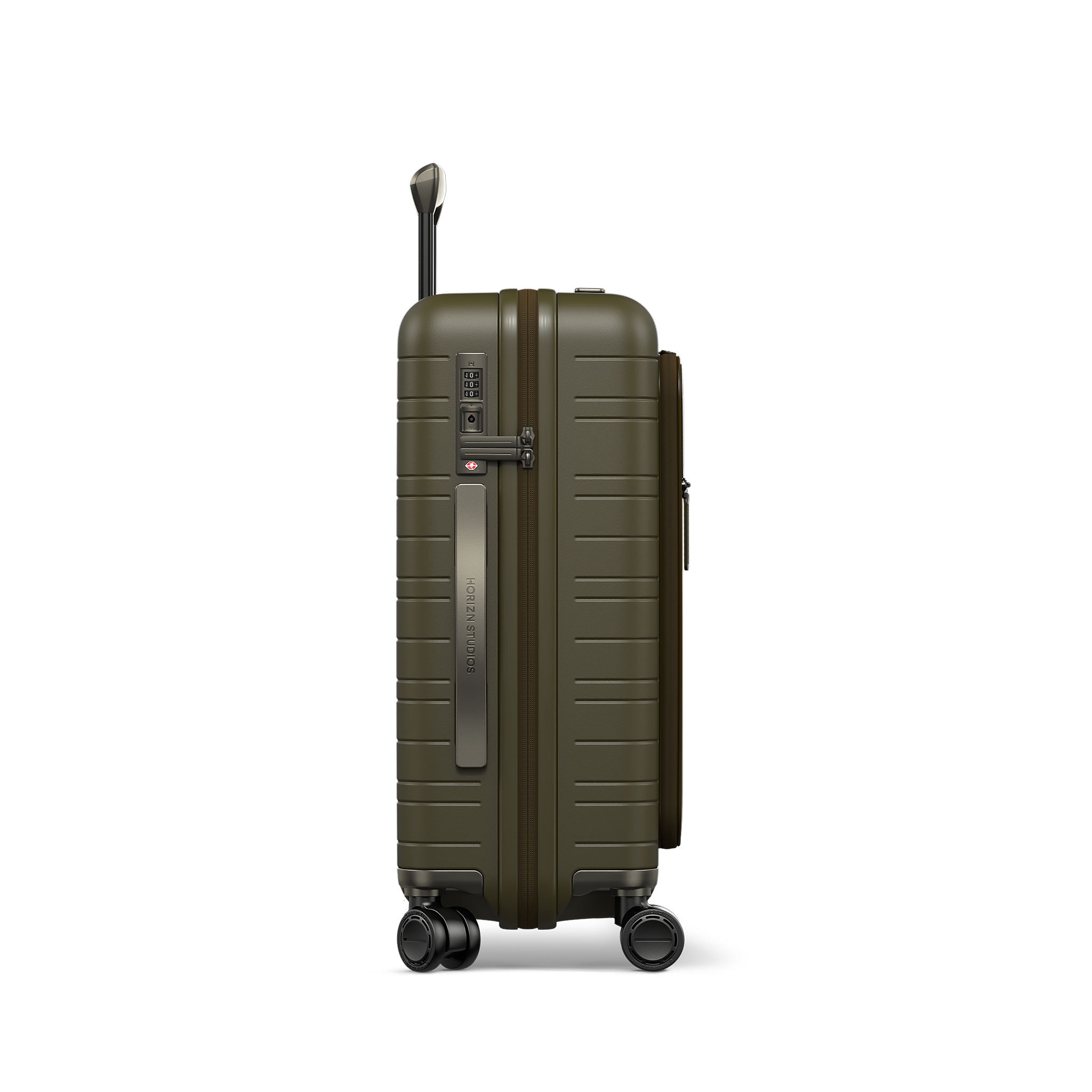 horizn-studios-m5-pro-in-dark-olive-premium-multi-shell-kabinentrolley-55-cm-mit image 3