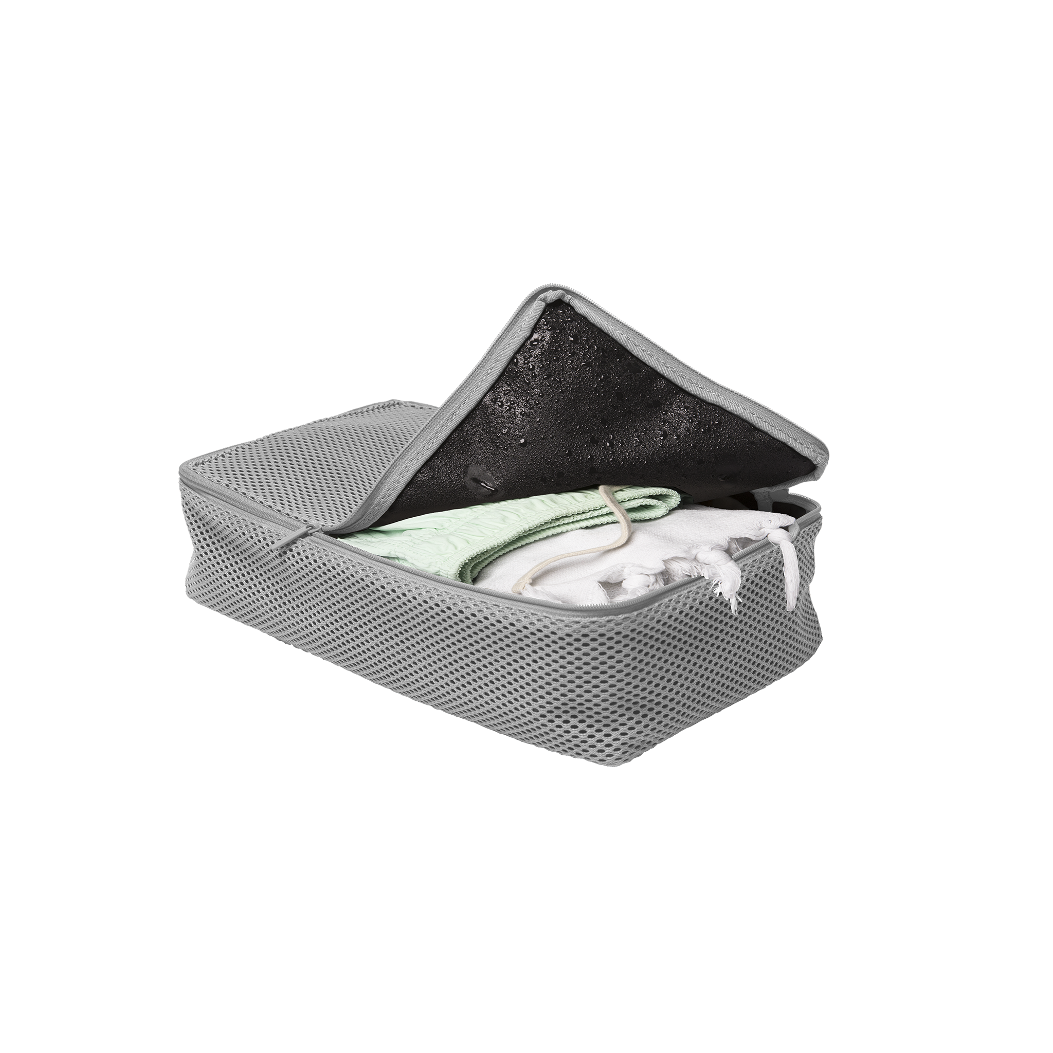 horizn-studios-packing-cubes-4-teilig-light-quartz-grey-nylon-mesh image 2