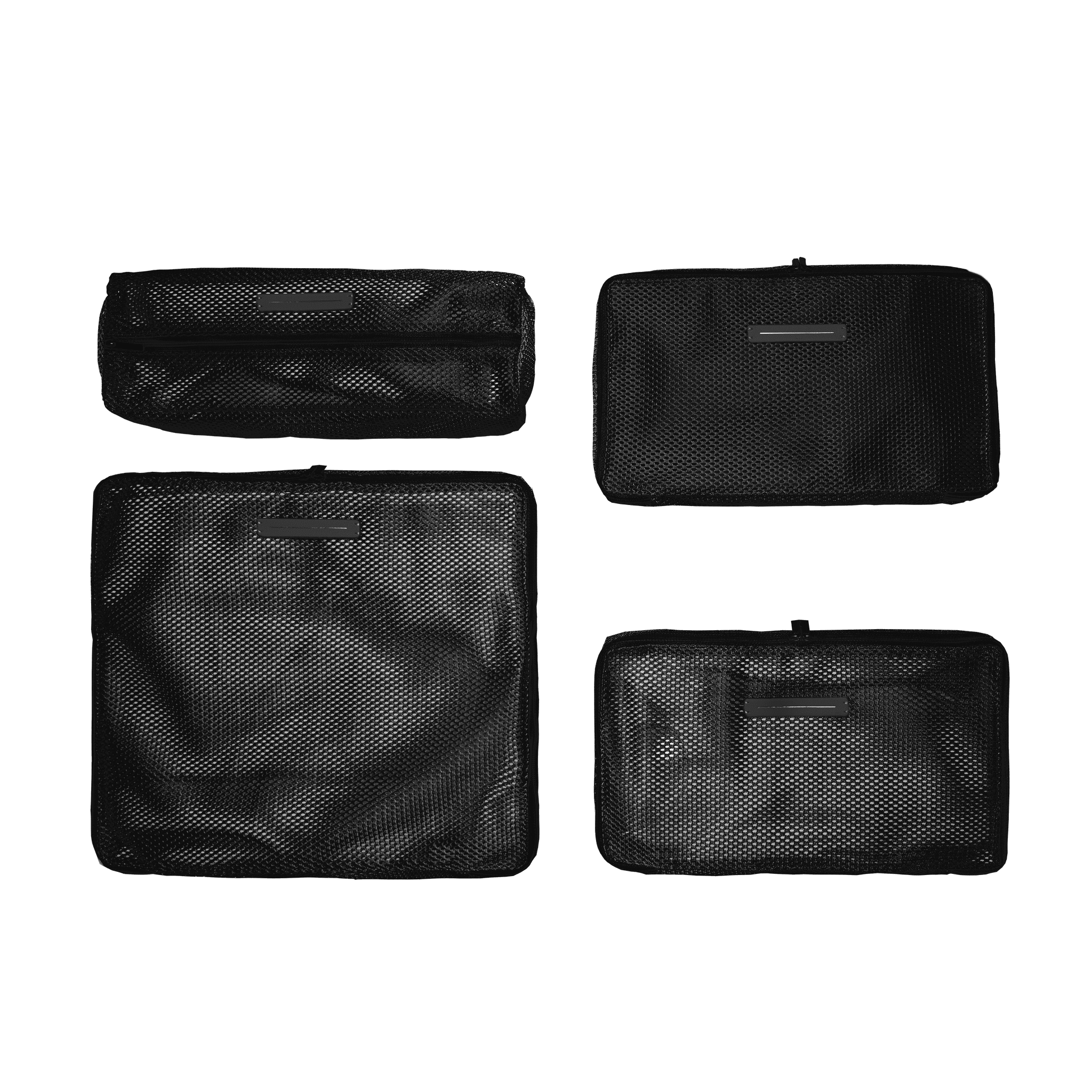 horizn-studios-packing-cubes-all-black-nylon-mesh-packw-rfel-set-mit-polyester-f image 3