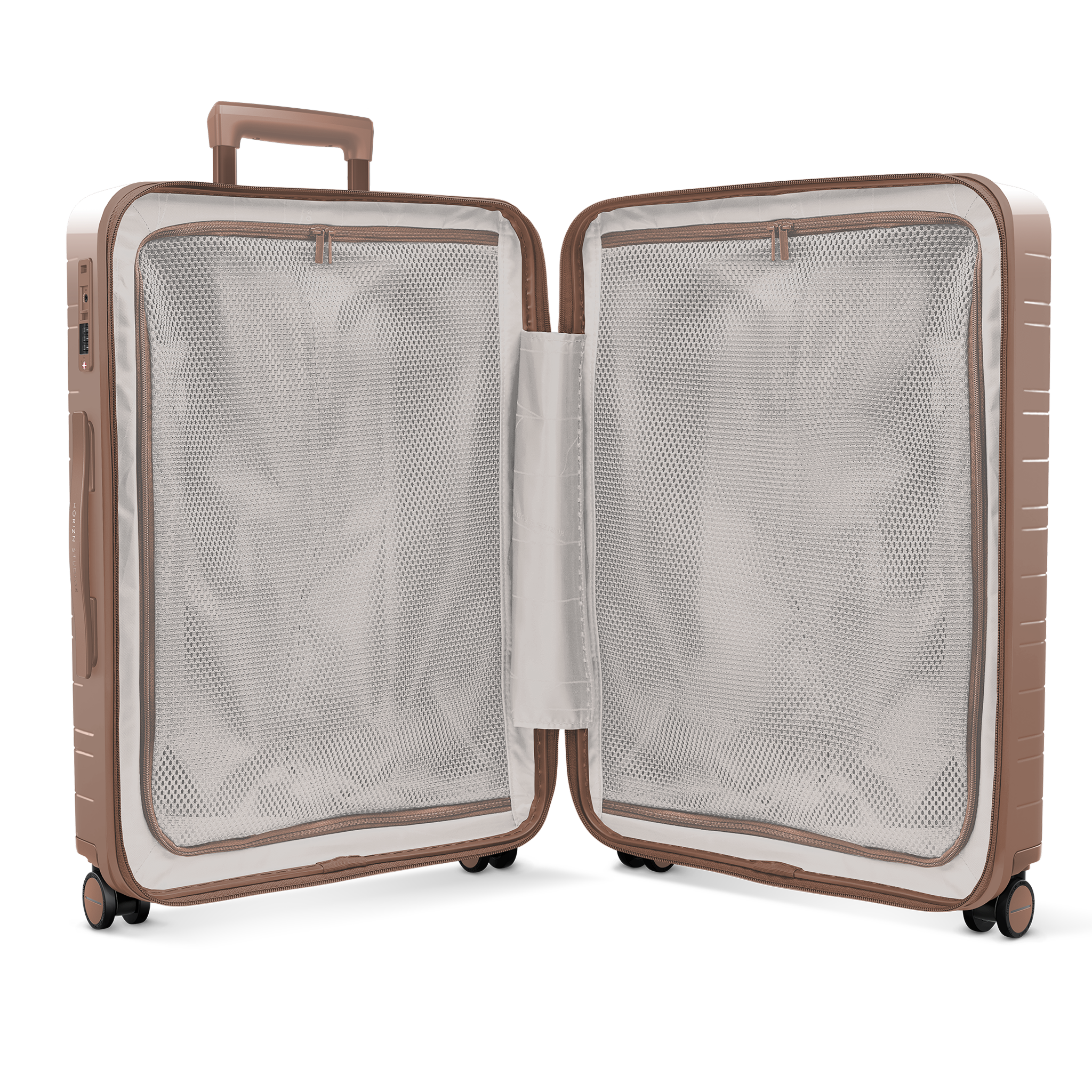 horizn-studios-h6-re-glossy-mocha-premium-hartschalen-koffer-check-in-m-64-cm-ve image 5