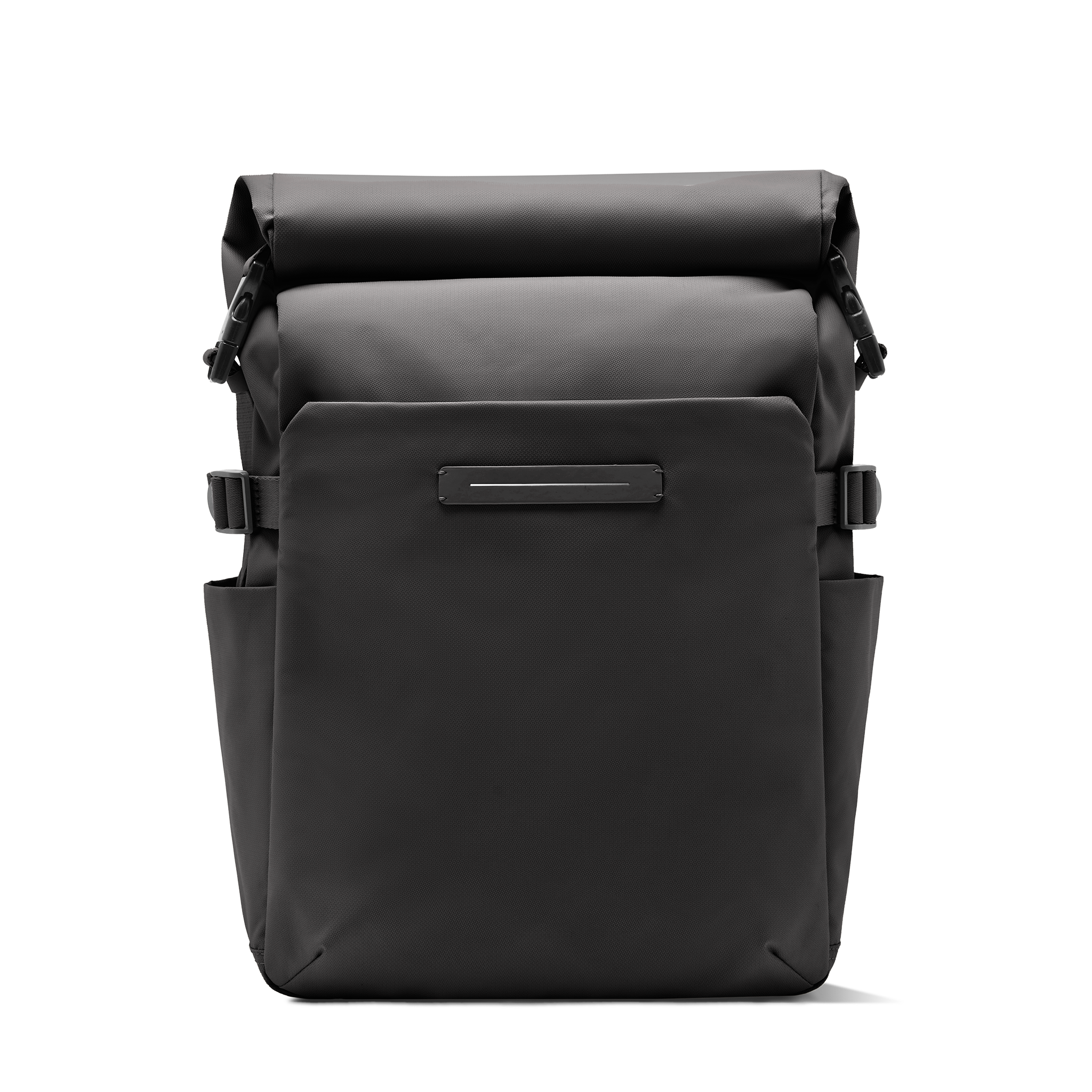 horizn-studios-shibuya-rolltop-backpack-all-black-recyceltes-nylon-leichter-ruck image 2