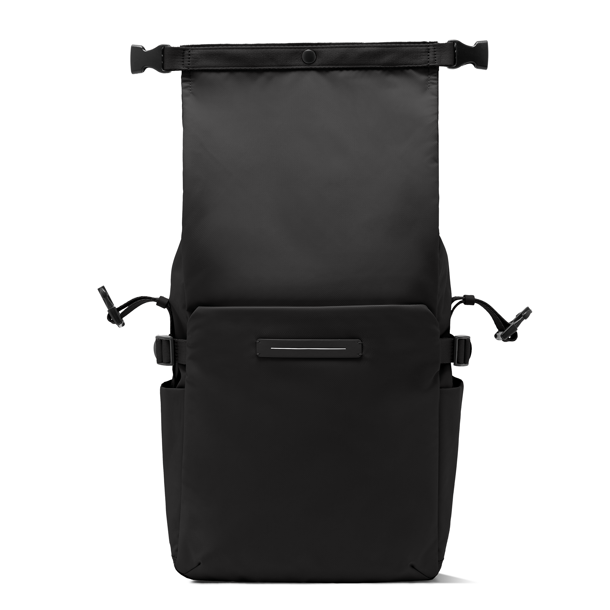 horizn-studios-shibuya-rolltop-backpack-all-black-recyceltes-nylon-leichter-ruck image 6