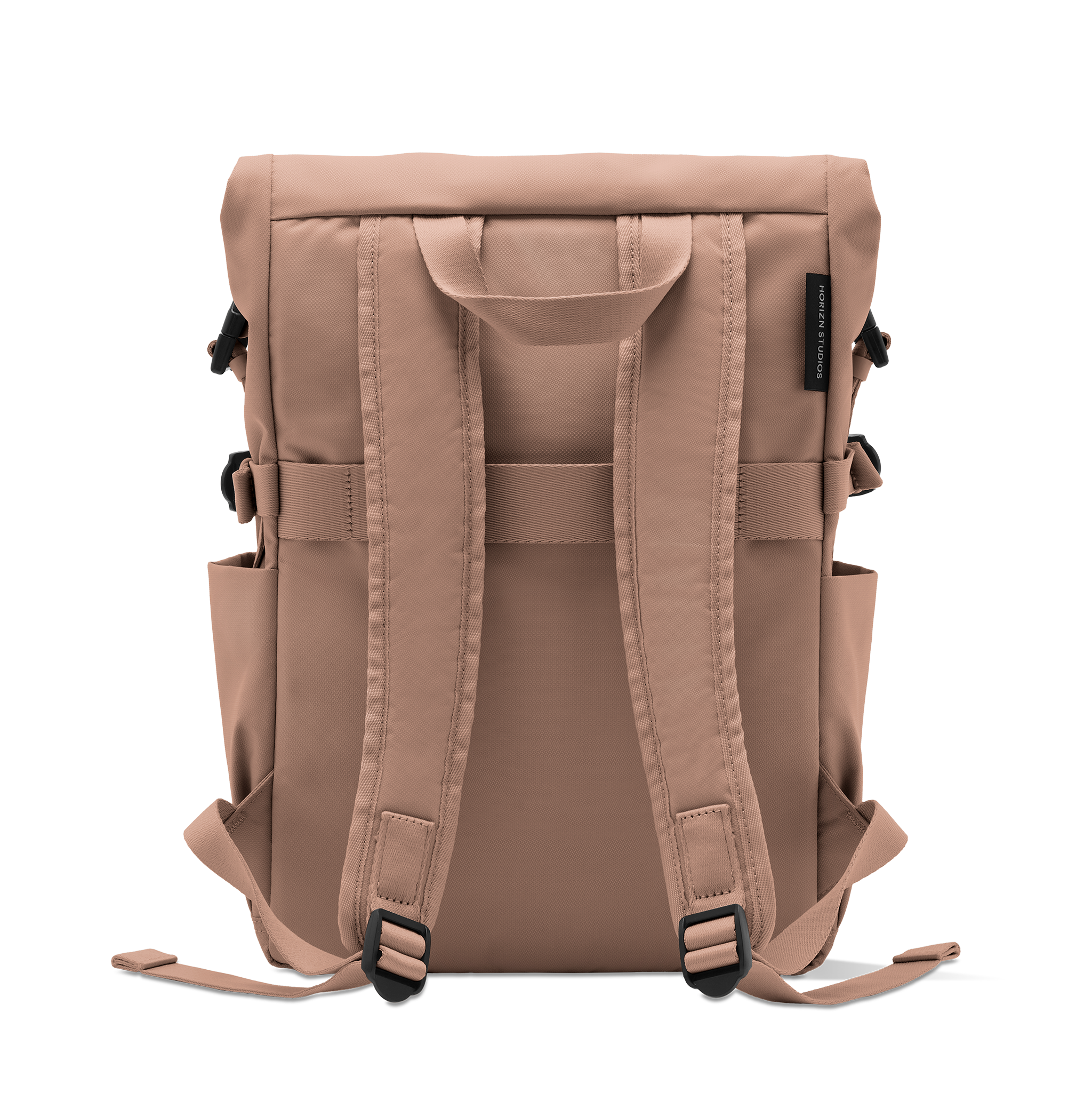 horizn-studios-shibuya-rolltop-backpack-rucksack-aus-recyceltem-nylon-in-mocha image 3