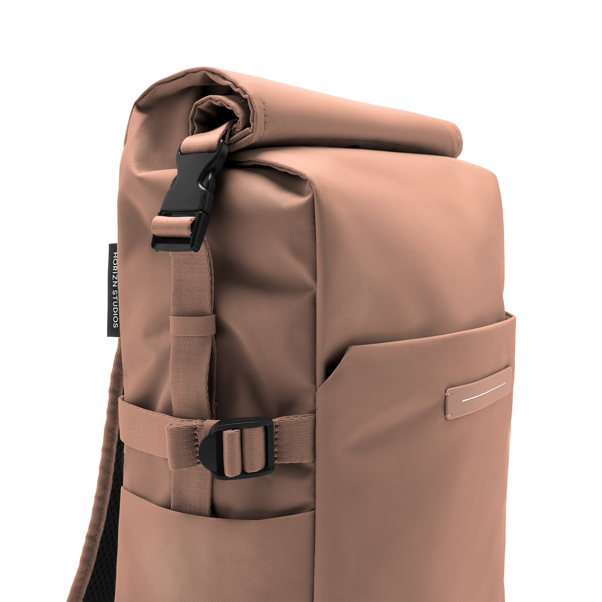 horizn-studios-shibuya-rolltop-backpack-rucksack-aus-recyceltem-nylon-in-mocha image 6