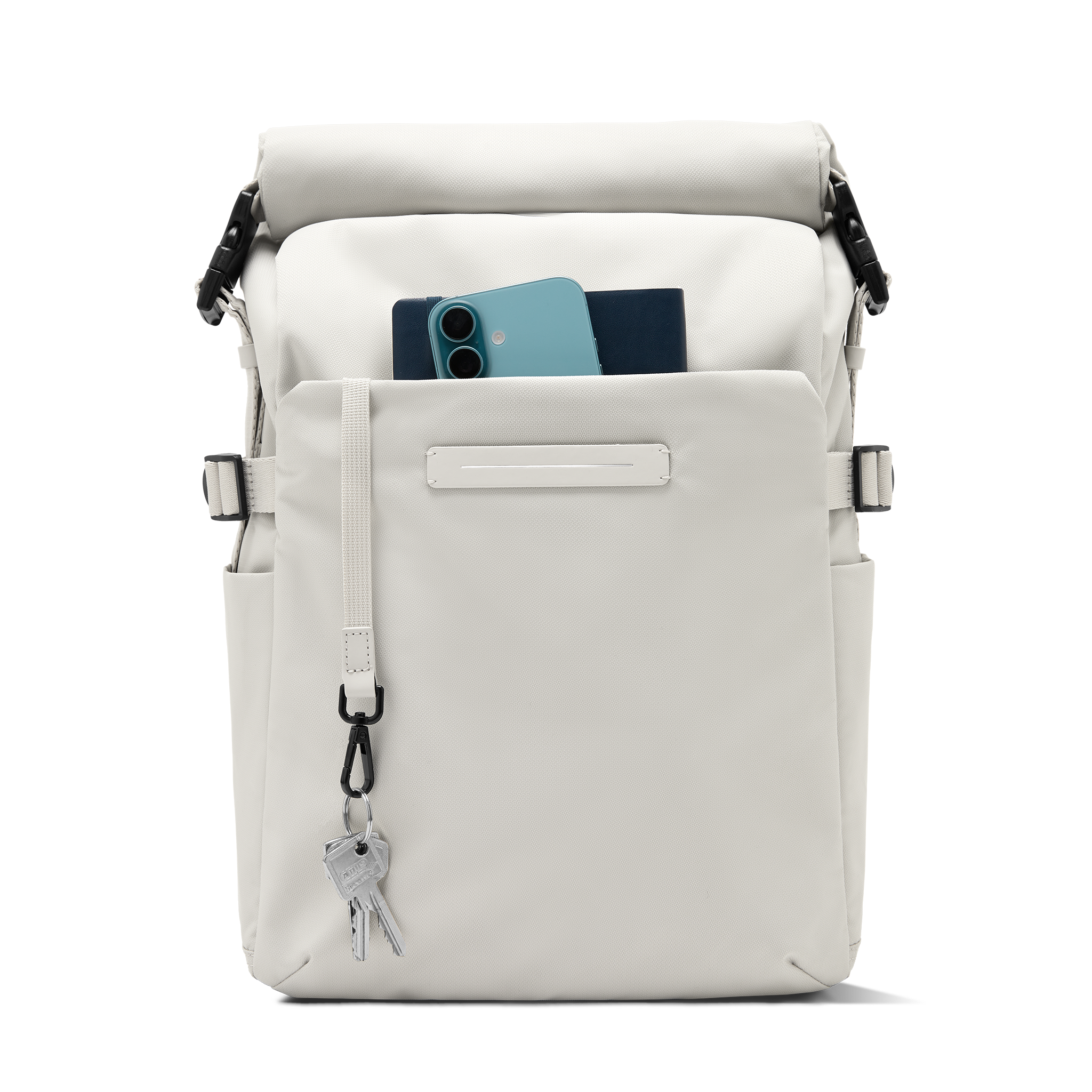 horizn-studios-shibuya-rolltop-rucksack-sand-grey-recycled-nylon image 7