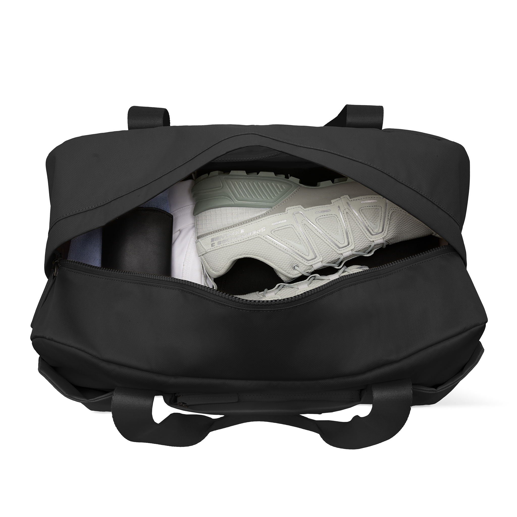 horizn-studios-shibuya-weekender-m-all-black-reisetasche-aus-recyceltem-nylon image 4