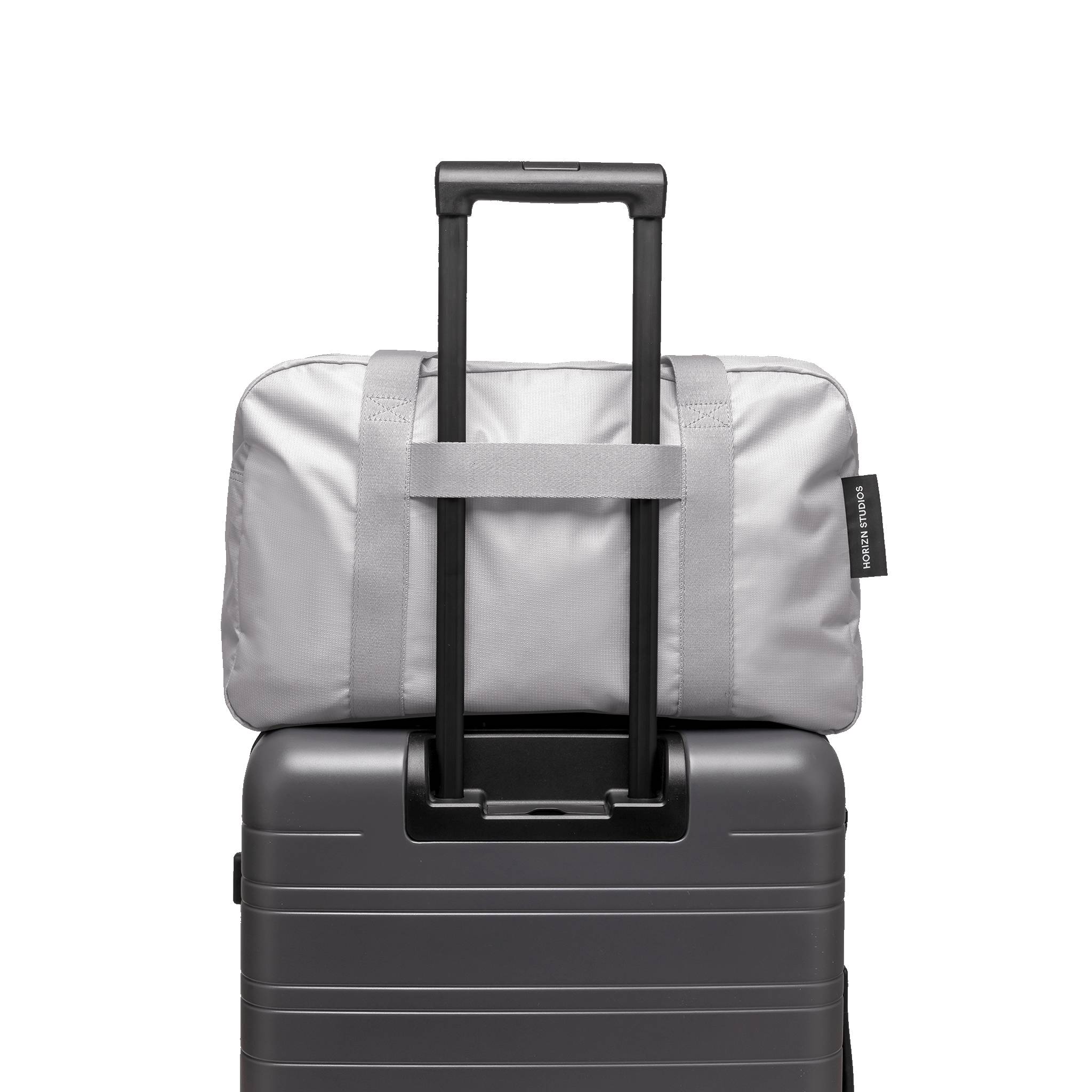 horizn-studios-shibuya-weekender-m-light-quartz-grey-rpet-ripstop-reisetasche-la image 5