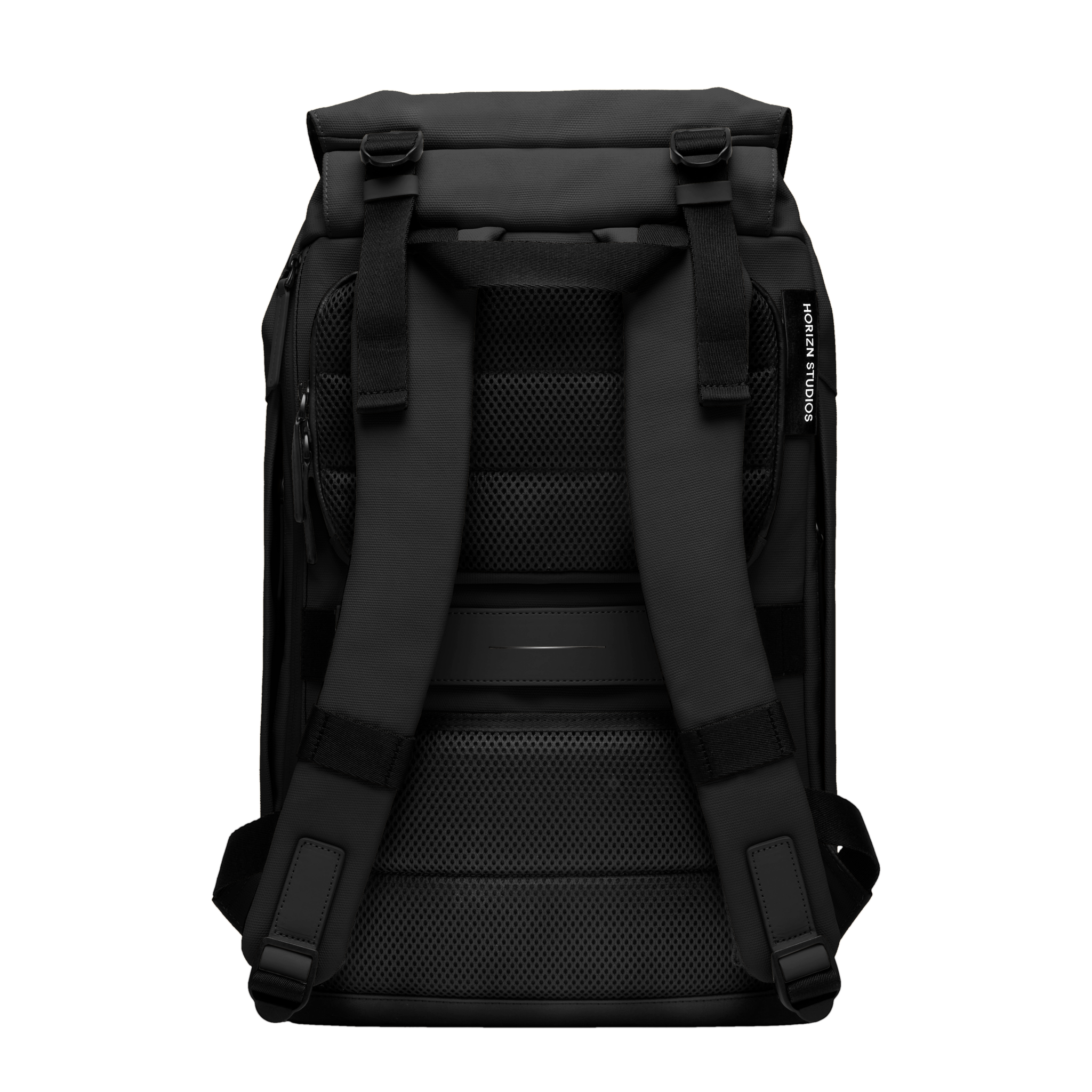 horizn-studios-sofo-backpack-city-all-black-tagesrucksack-aus-recyceltem-gewachs image 3
