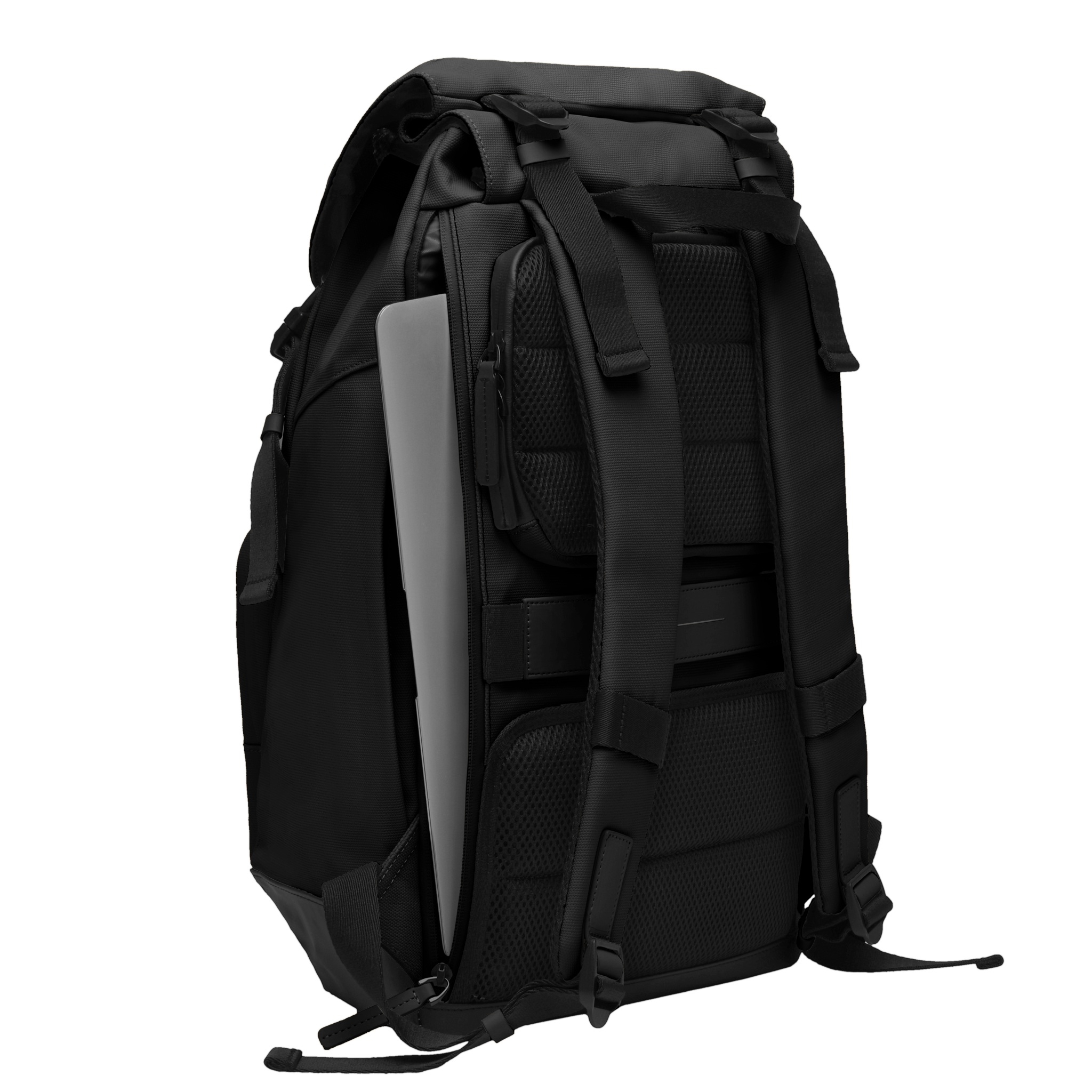 horizn-studios-sofo-backpack-city-all-black-tagesrucksack-aus-recyceltem-gewachs image 5