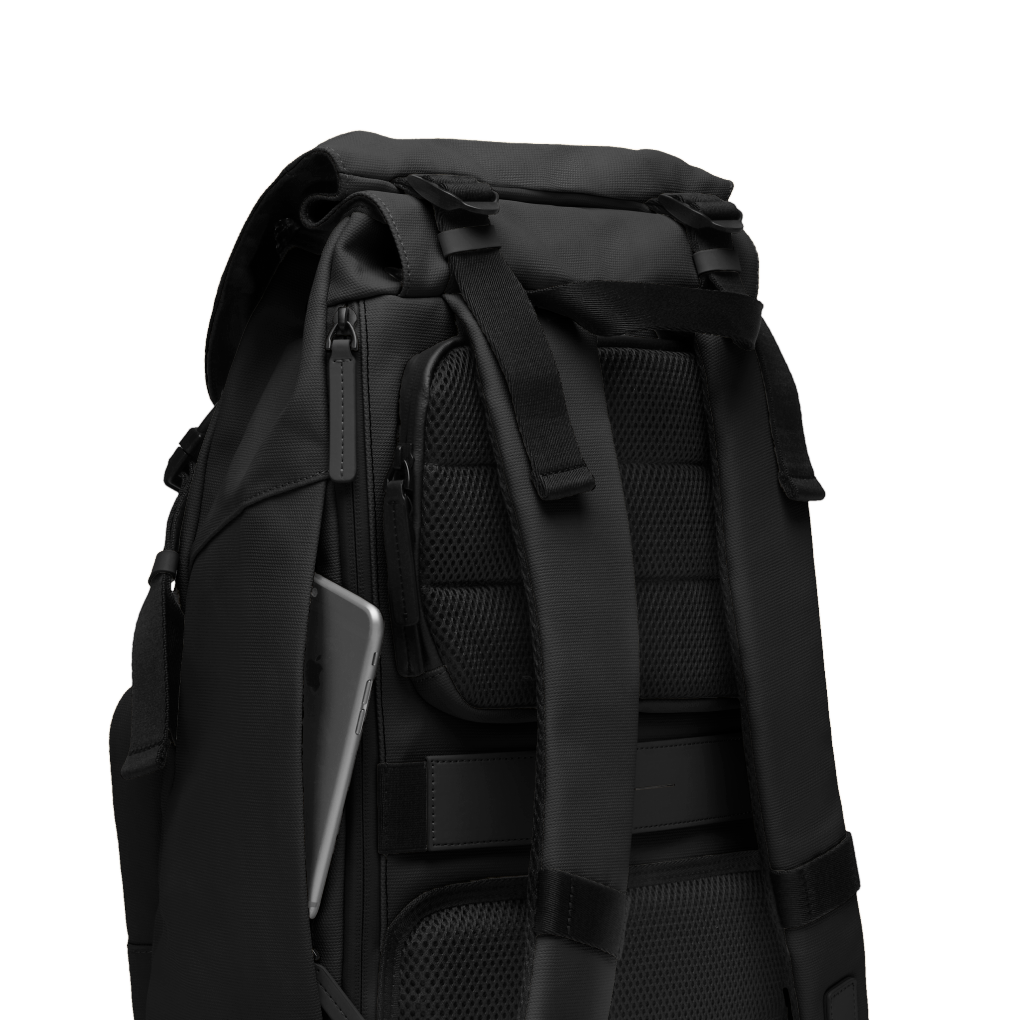 horizn-studios-sofo-backpack-city-all-black-tagesrucksack-aus-recyceltem-gewachs image 6