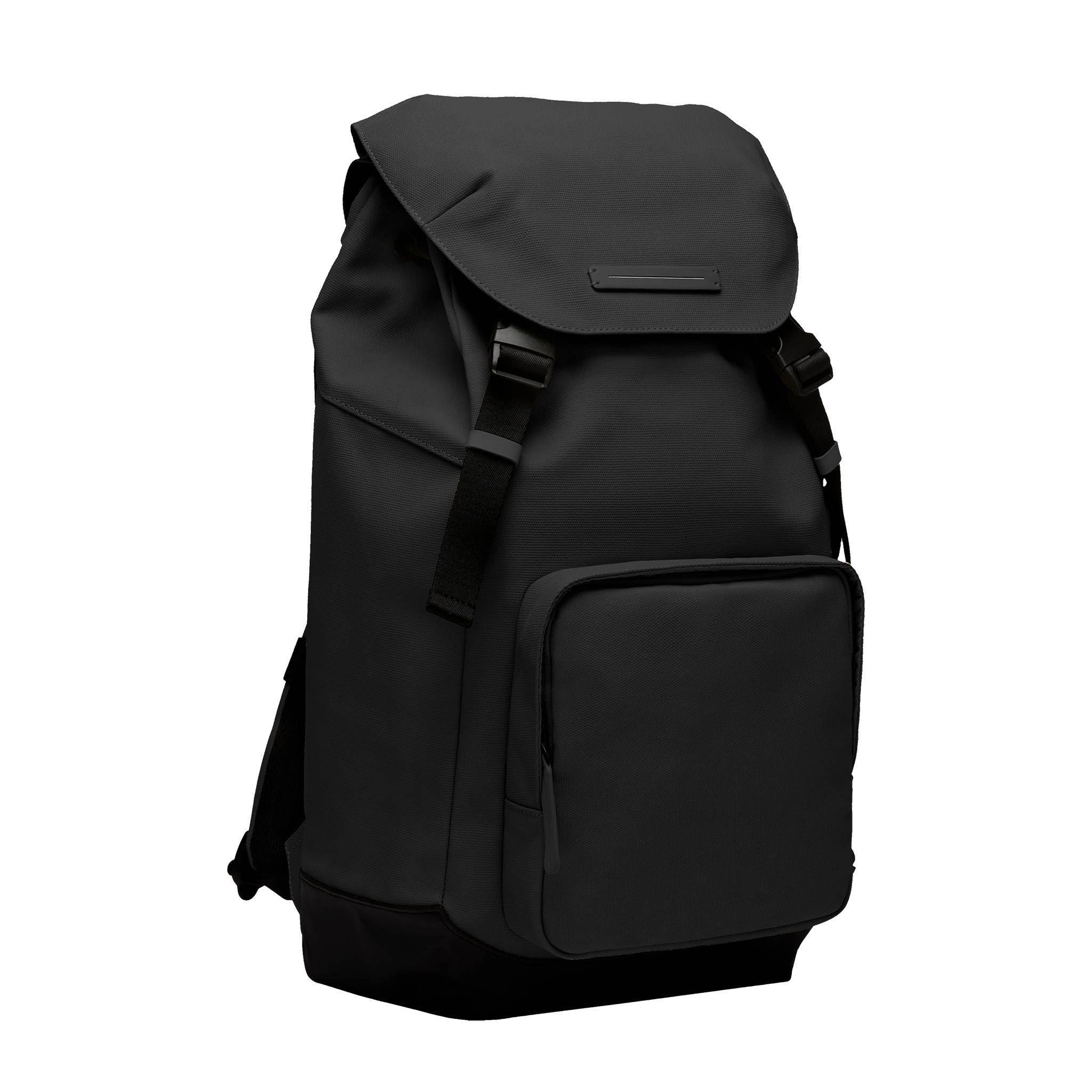 horizn-studios-sofo-backpack-city-all-black-tagesrucksack-aus-recyceltem-gewachs image 2