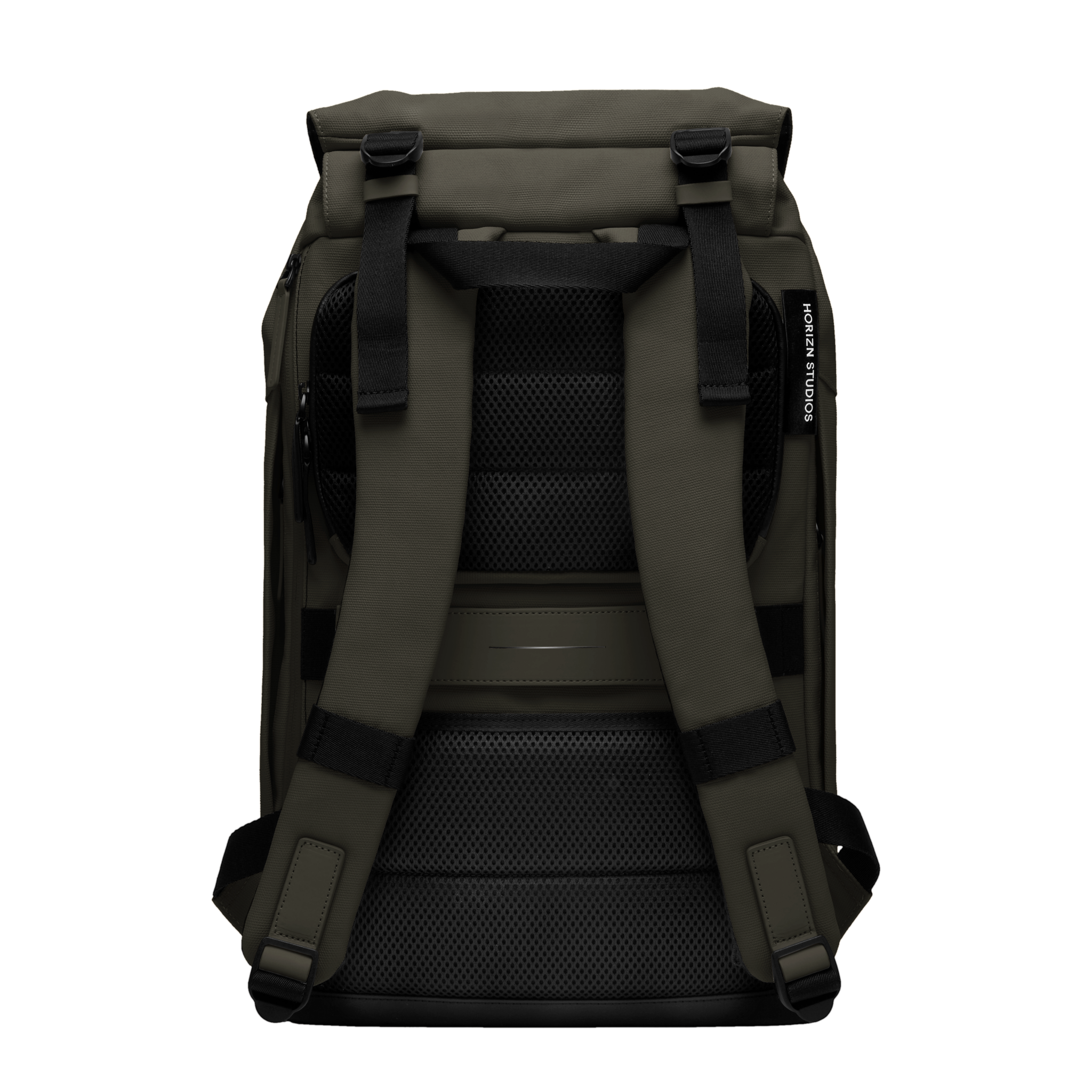 horizn-studios-sofo-backpack-city-in-dark-olive-travel-rucksack-aus-recyceltem-g image 3