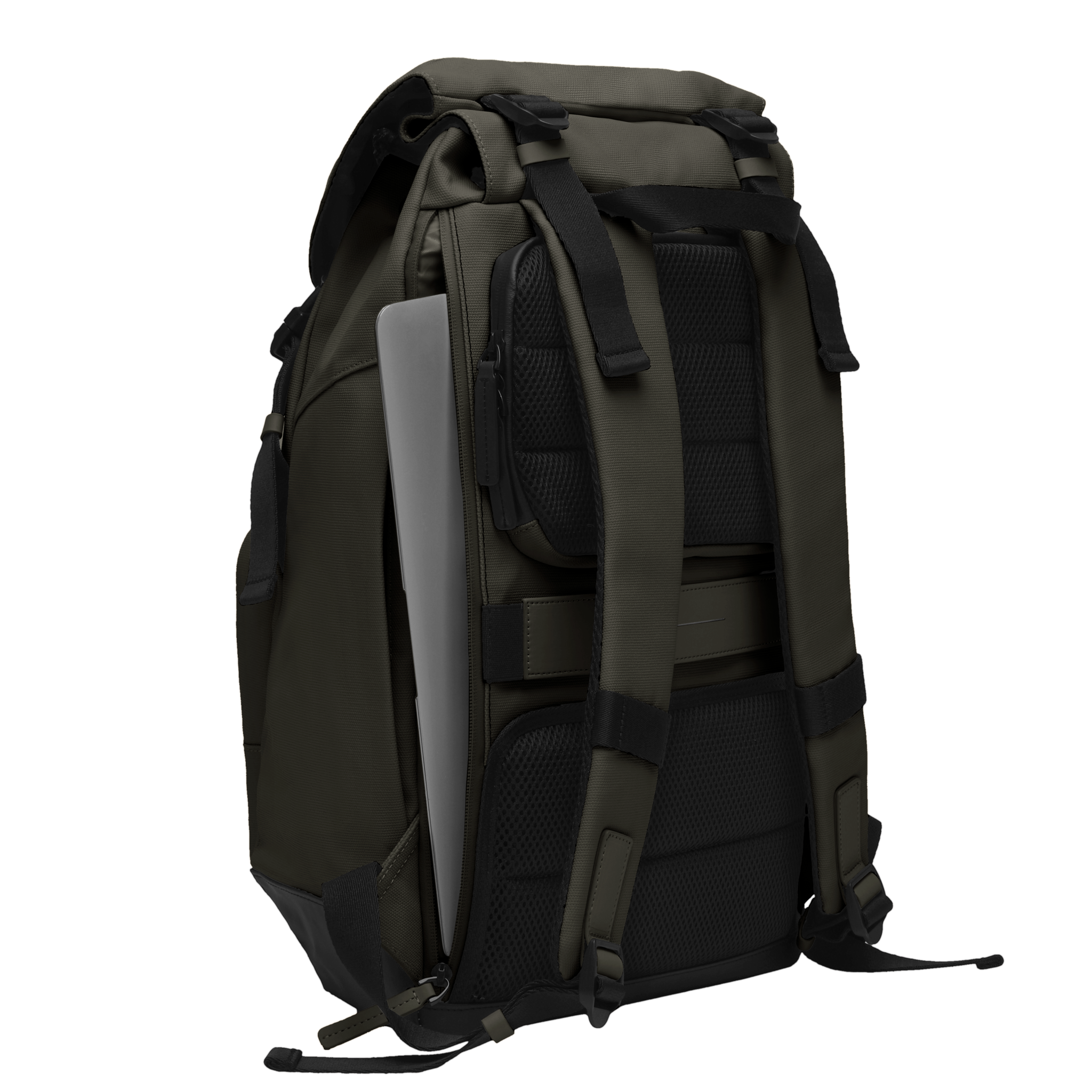 horizn-studios-sofo-backpack-city-in-dark-olive-travel-rucksack-aus-recyceltem-g image 5