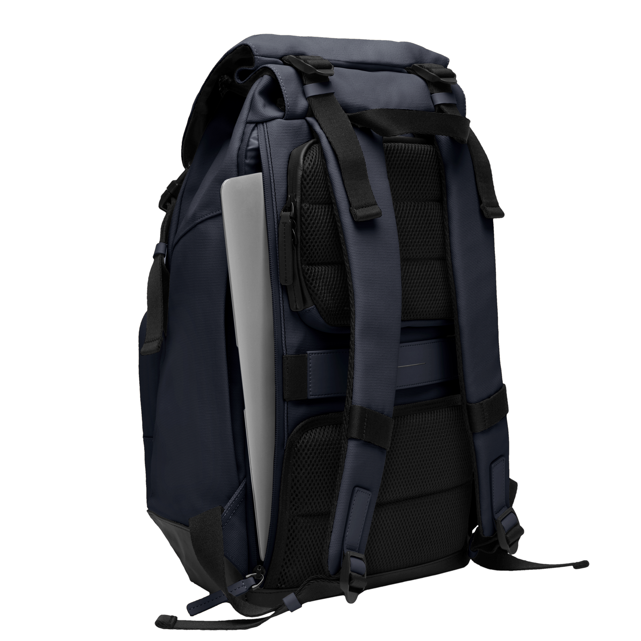 horizn-studios-sofo-backpack-city-night-blue-recycled-waxed-canvas image 5