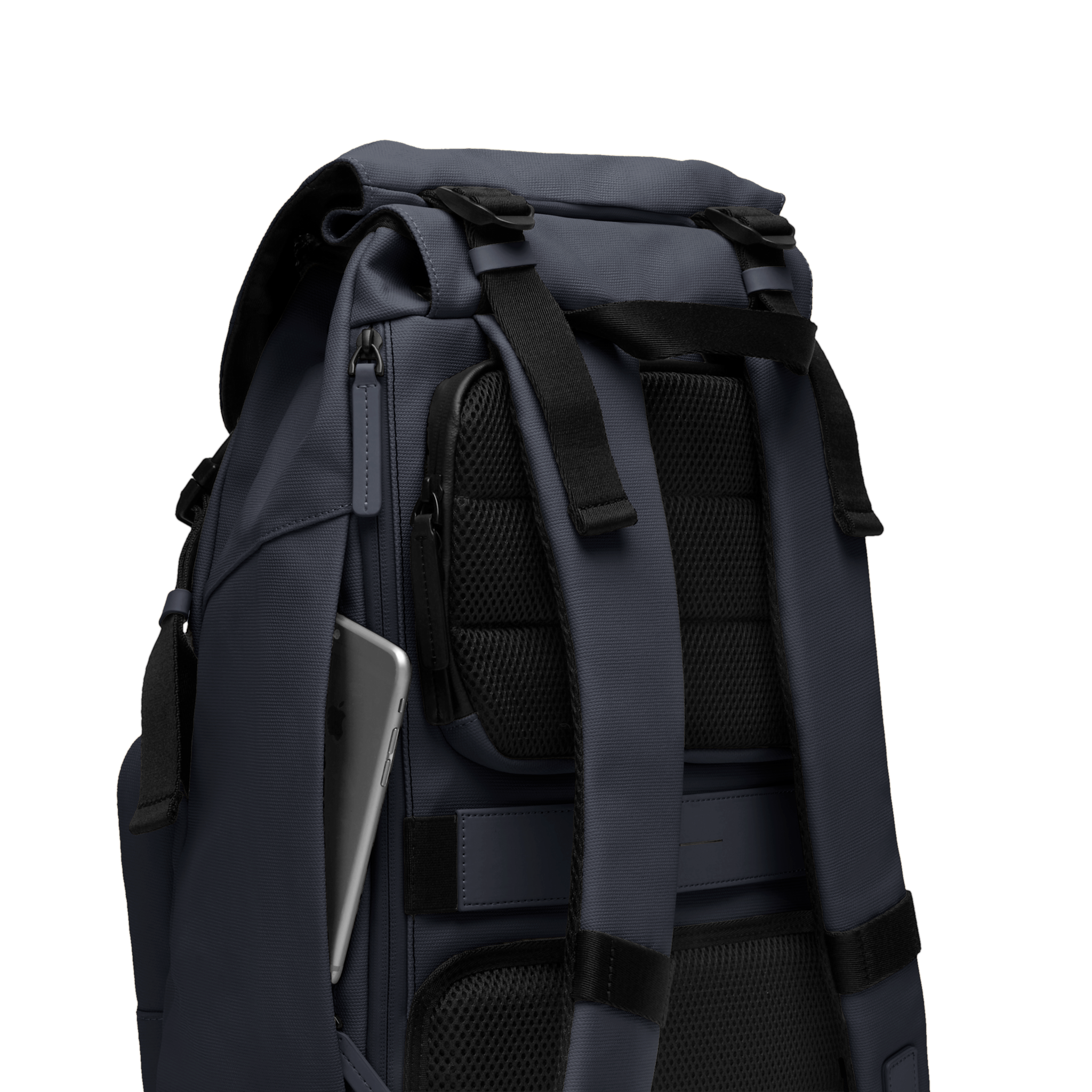 horizn-studios-sofo-backpack-city-night-blue-recycled-waxed-canvas image 6