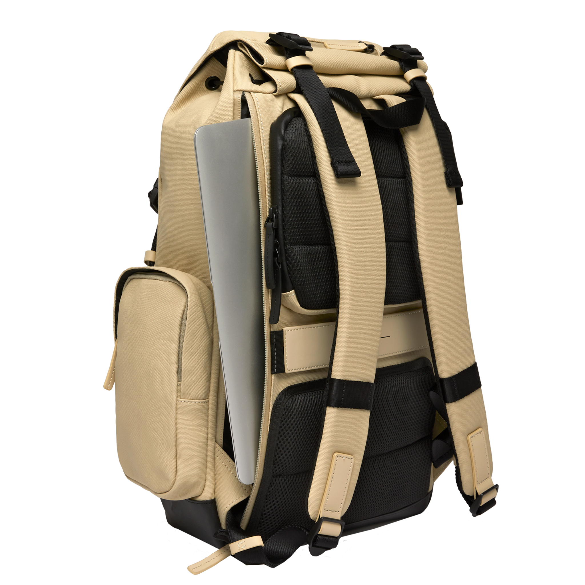 horizn-studios-sofo-backpack-commute-rucksack-sand-recyceltes-waxed-canvas image 6