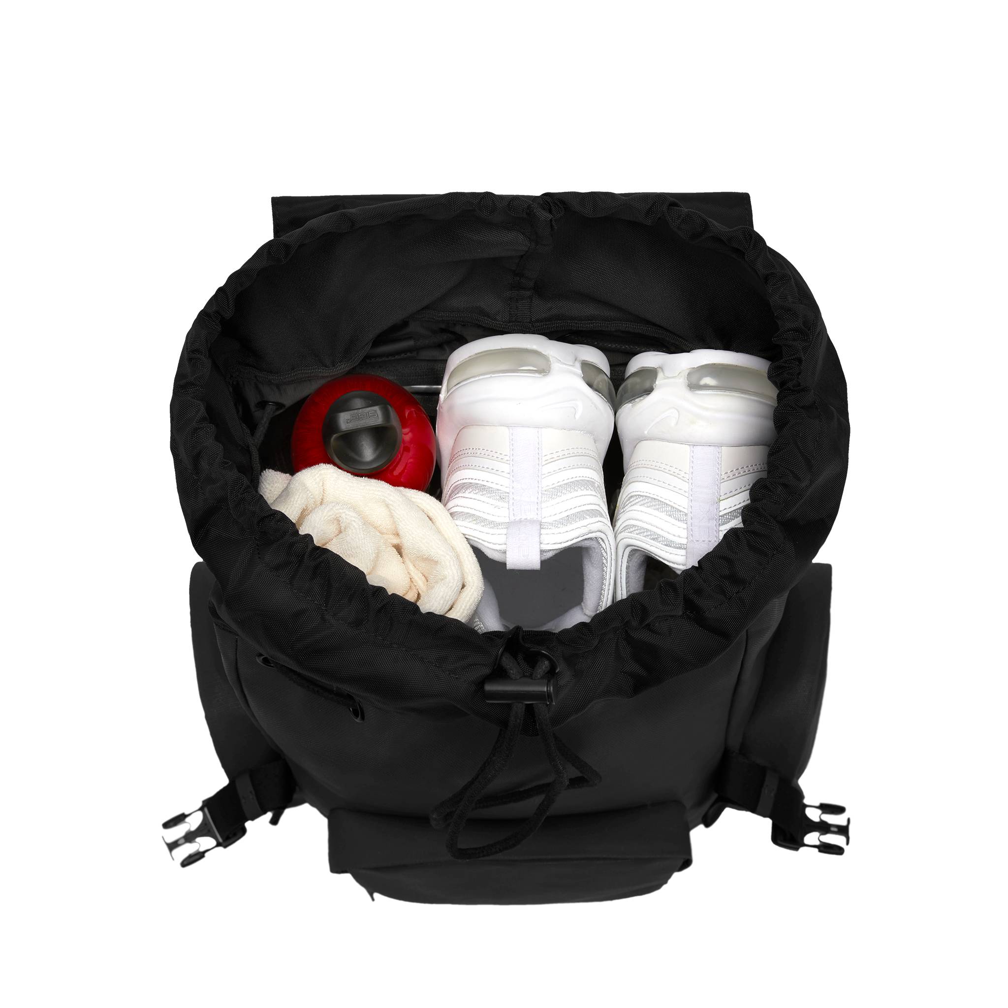 horizn-studios-sofo-backpack-travel-all-black-gewachstes-canvas image 7