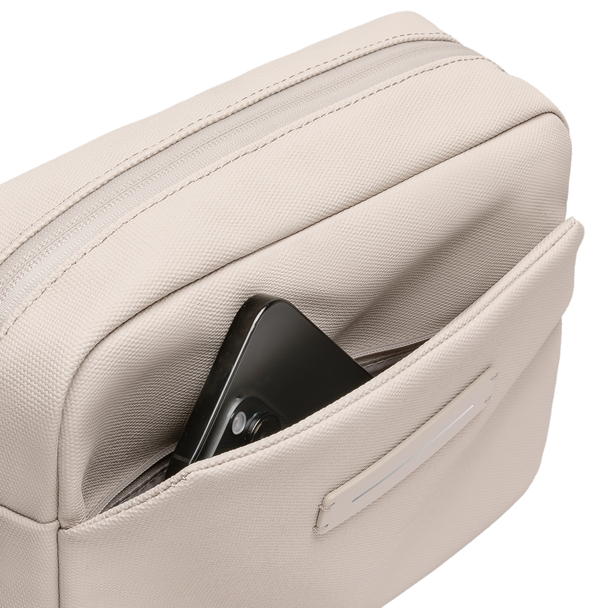 horizn-studios-sofo-box-bag-sand-grey-kompakte-umh-ngetasche-aus-wachstuch-mit-m image 5