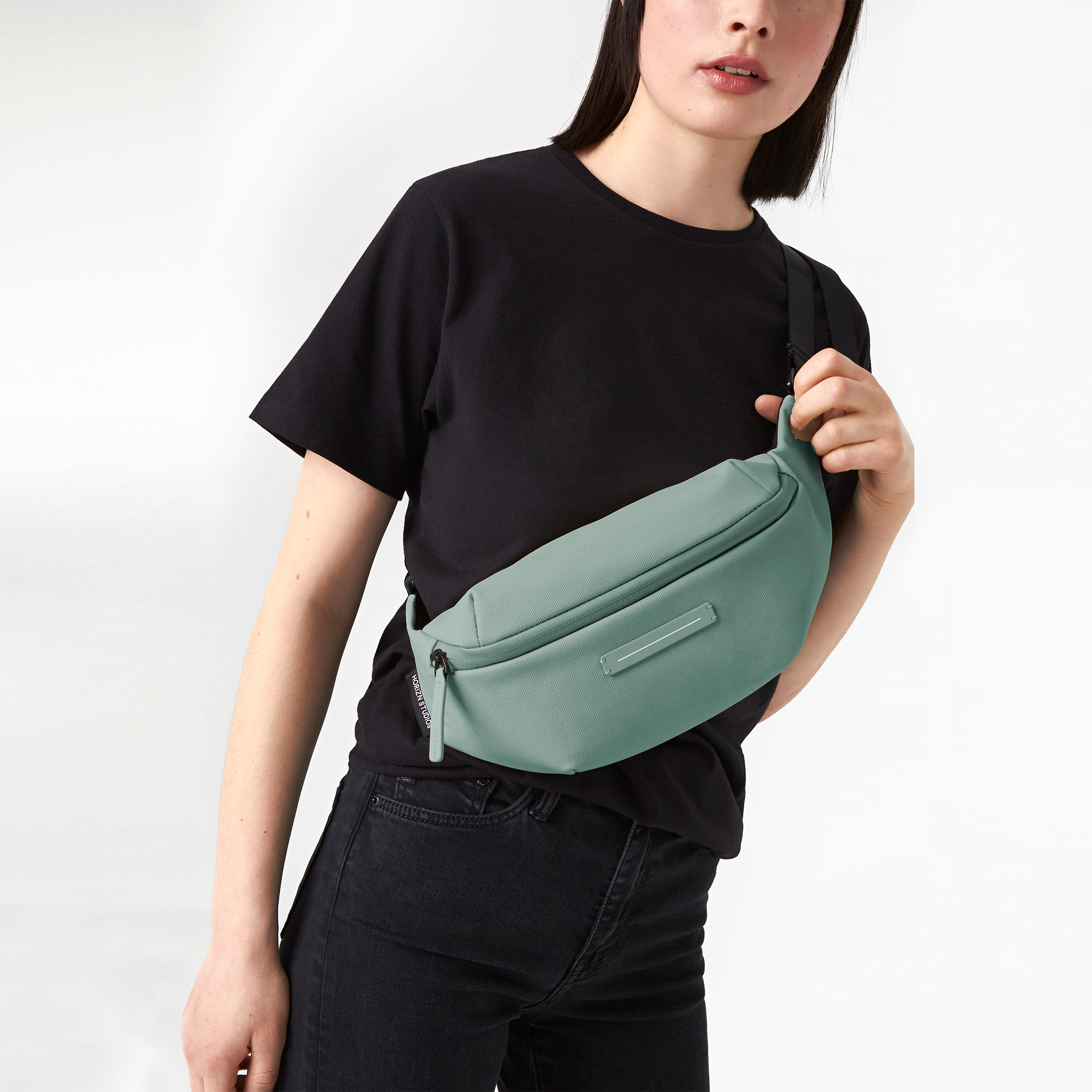 horizn-studios-sofo-cross-body-bag-marine-green-recycled-cotton-canvas image 6
