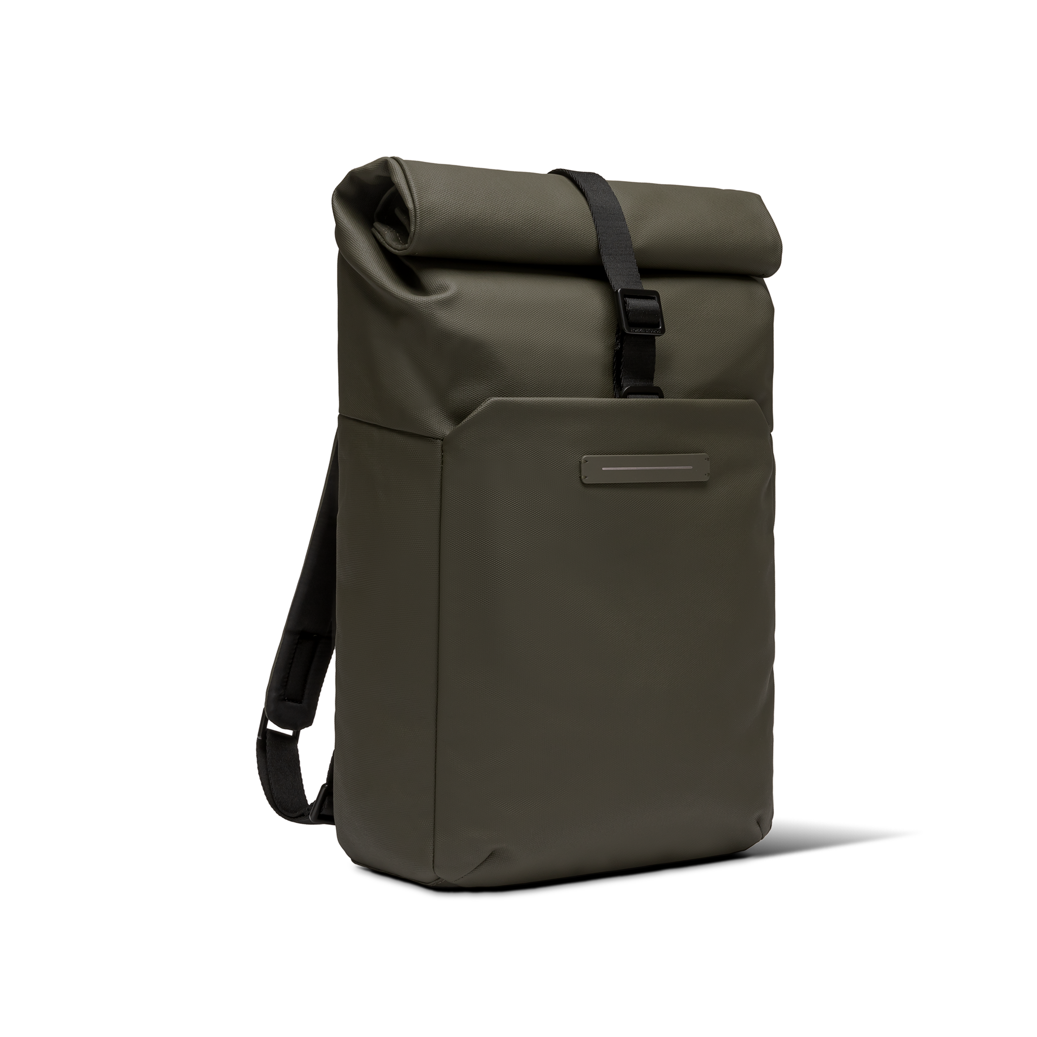 horizn-studios-sofo-rolltop-backpack-x-rucksack-dark-olive-gewachste-baumwolle image 2