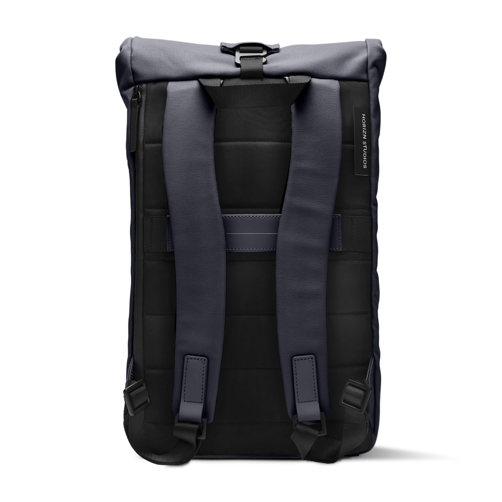 horizn-studios-sofo-rolltop-rucksack-aus-gewachstem-canvas-in-night-blue image 3
