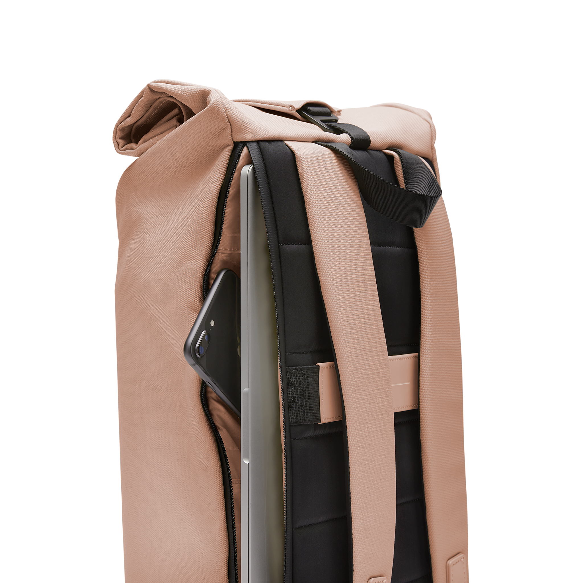 horizn-studios-sofo-rolltop-backpack-sand-rose-recycled-cotton-canvas-23-30-l-er image 4