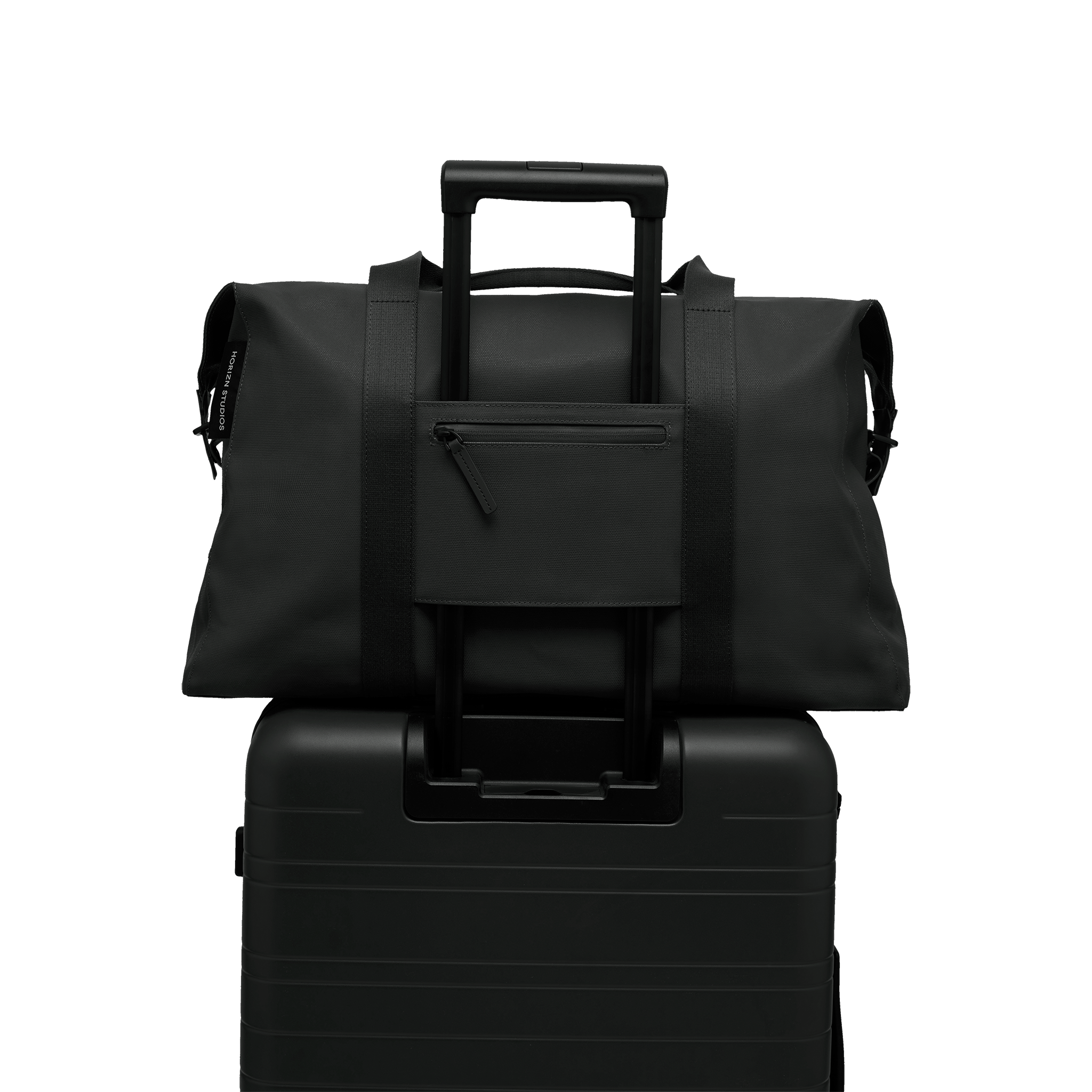 horizn-studios-sofo-weekender-l-schwarz-reisetasche-aus-recycelter-wasserdichter image 6