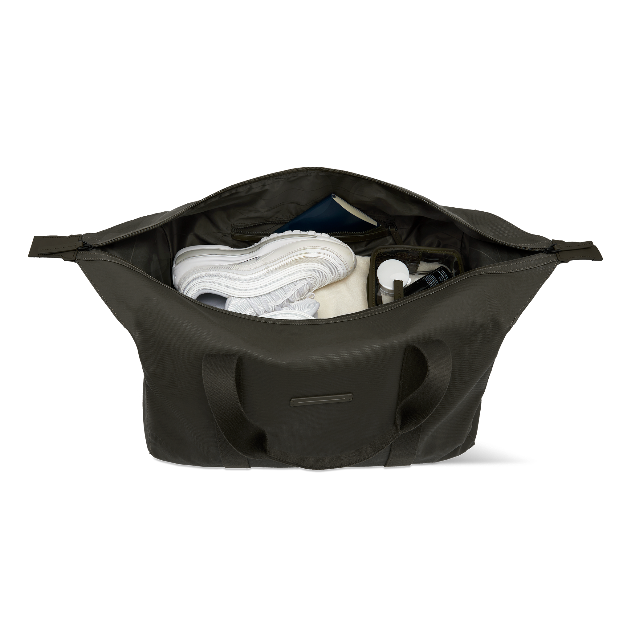 horizn-studios-sofo-weekender-l-dark-olive-reisetasche-aus-recyceltem-gewachstem image 3