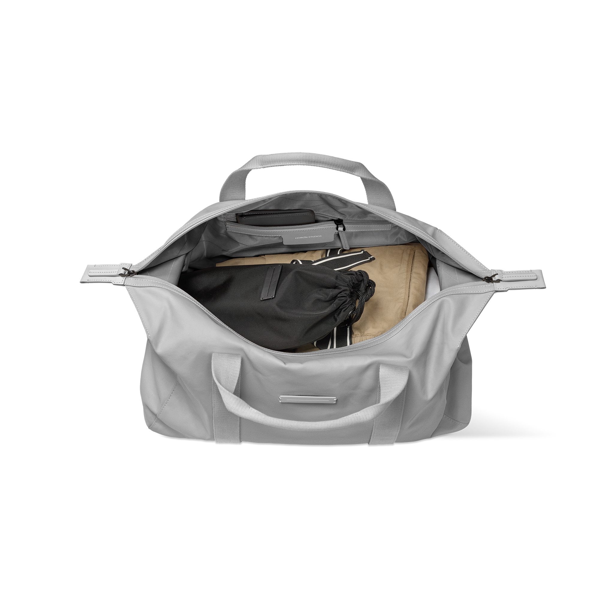horizn-studios-sofo-weekender-m-light-quartz-grey-reisetasche-aus-recyceltem-wac image 3