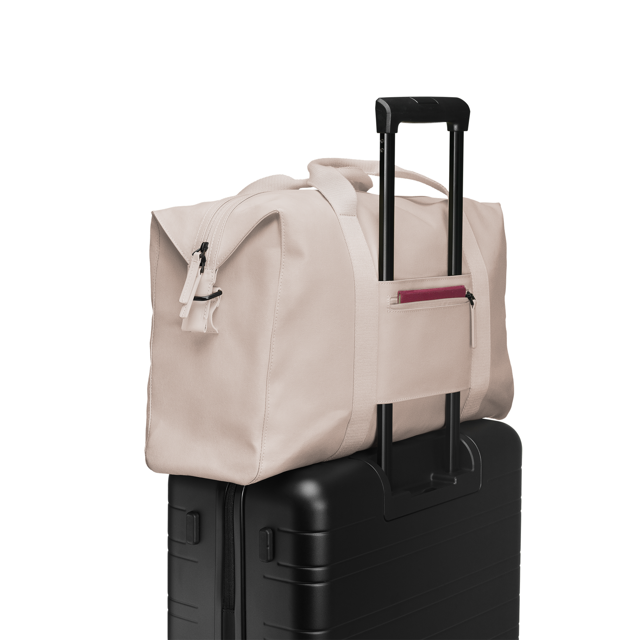 horizn-studios-sofo-weekender-m-sand-grey-gewachstes-canvas-reisetasche image 5