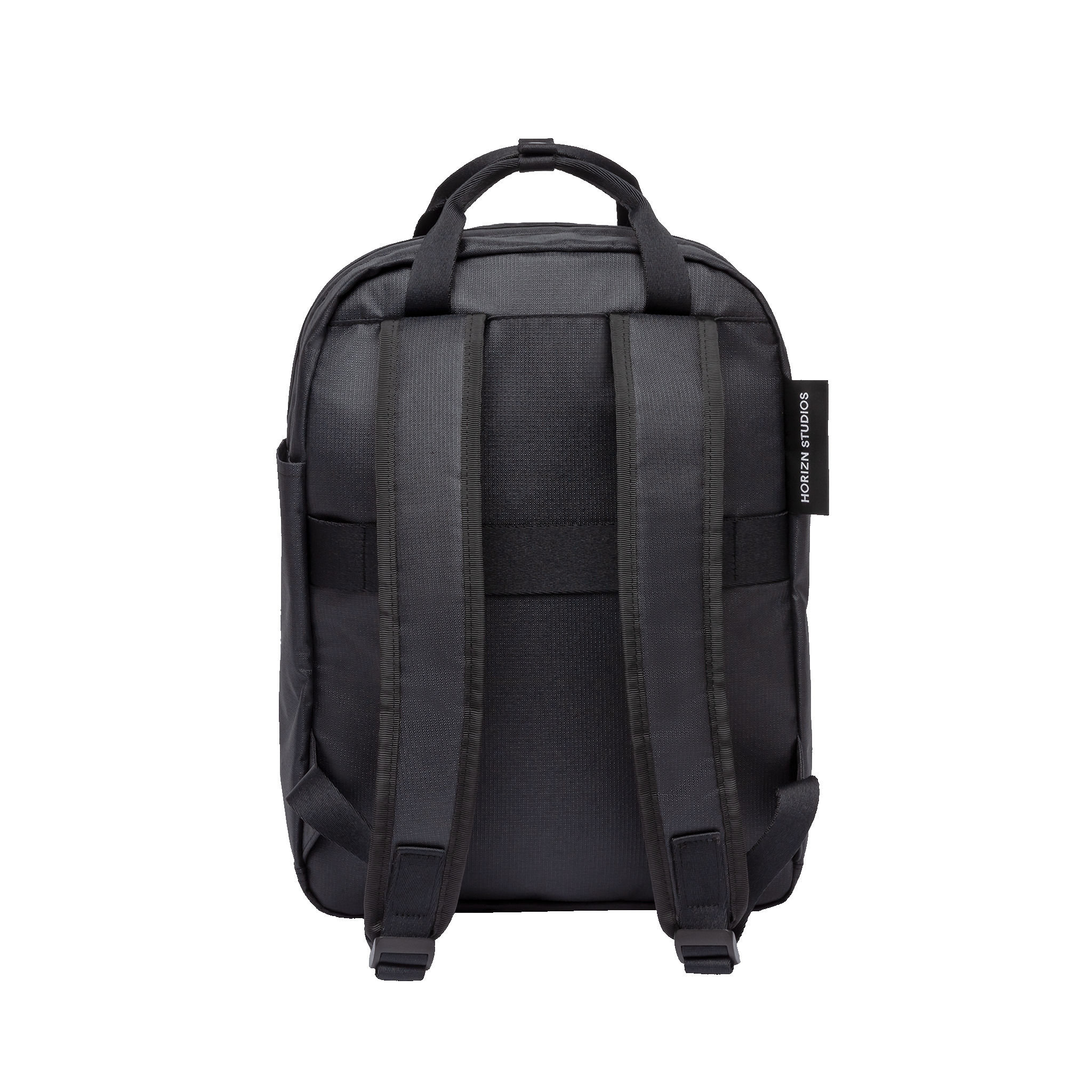 horizn-studios-shibuya-totepack-all-black-rpet-ripstop-tote-rucksack-gr-e-m image 3